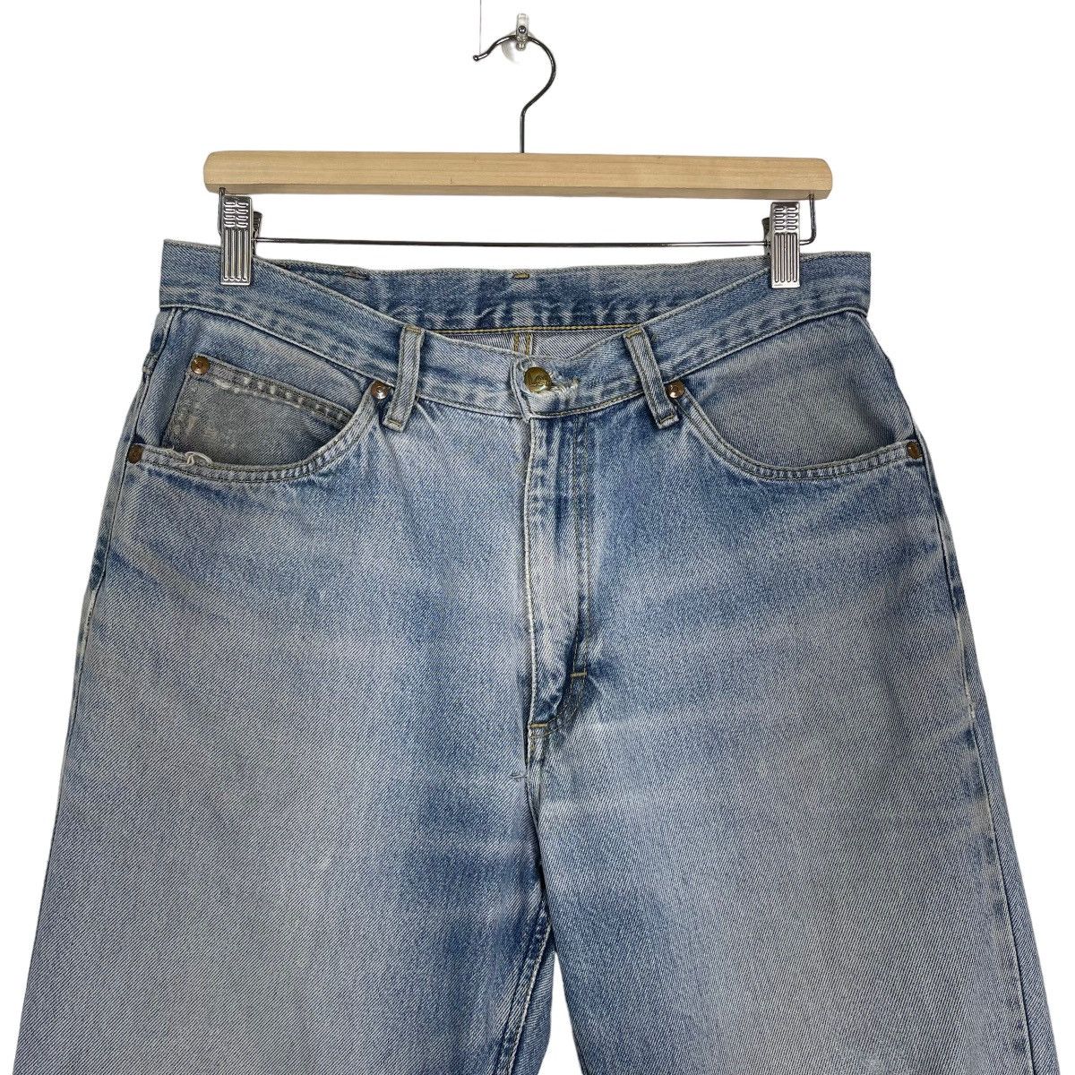 Lee Vintage Lee Light Blue Kurt Cobain Style Jeans Size US 32 / EU 48 - 3 Thumbnail