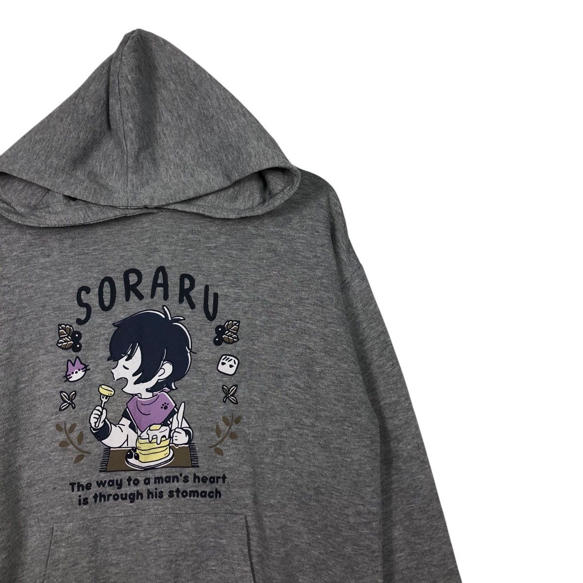 Cartoon Network 📌Vintage Hoodie Pull Over Soraru Cartoon Big Logo Size US M / EU 48-50 / 2 - 7 Thumbnail