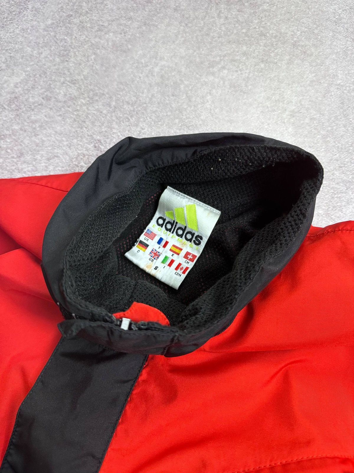 Adidas Vintage 90s Adidas Equipment Nylon Reflective Jacket Size US S / EU 44-46 / 1 - 9 Thumbnail