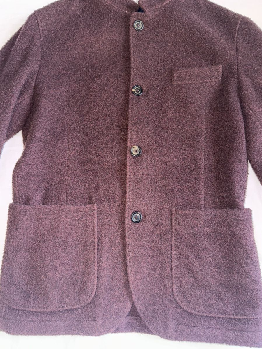 Brunello Cucinelli Brunello cucinelli burgundy wool jacket Size US S / EU 44-46 / 1 - 3 Thumbnail
