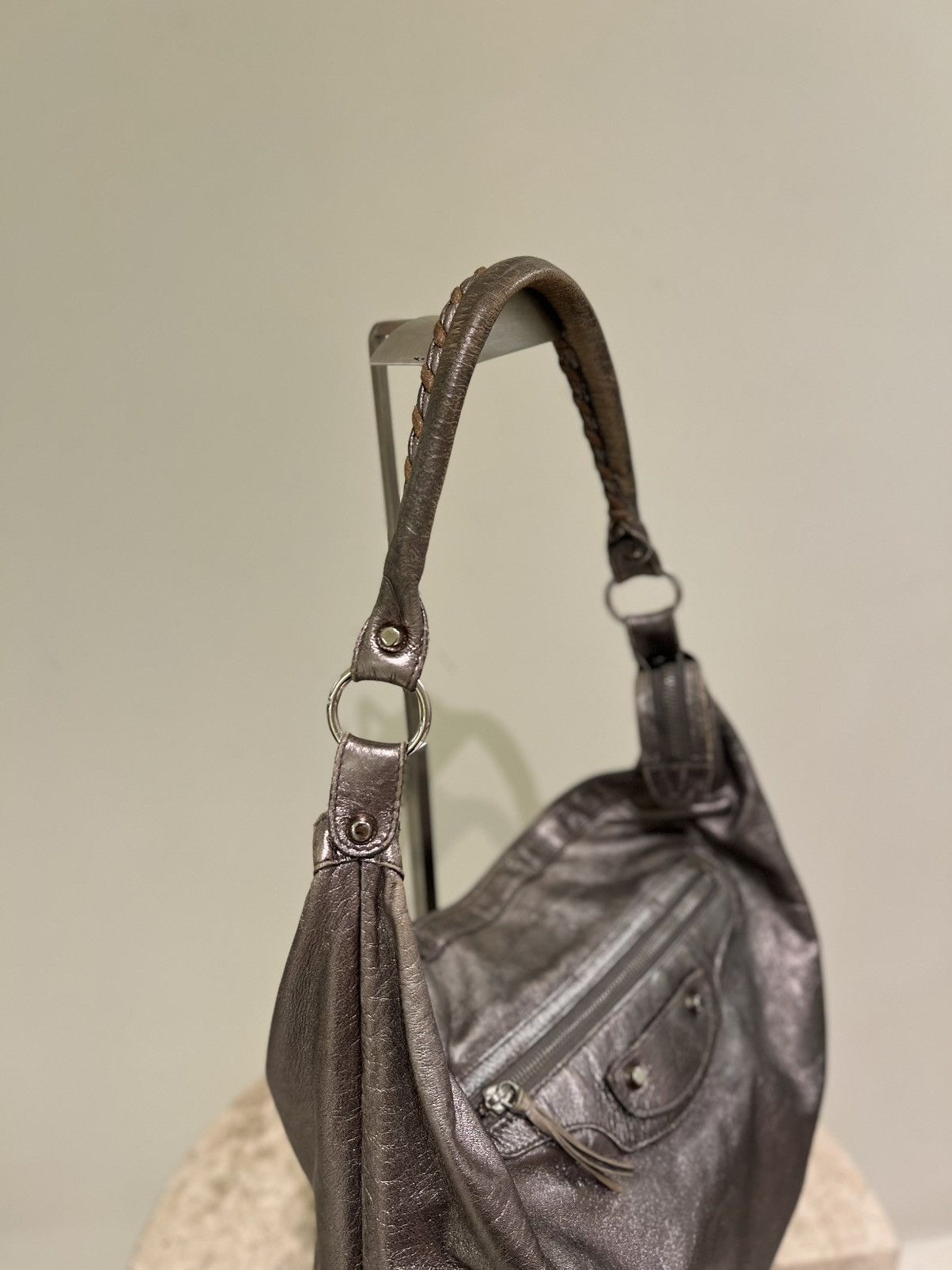 Balenciaga Balenciaga Day hobo silver Size ONE SIZE - 8 Thumbnail