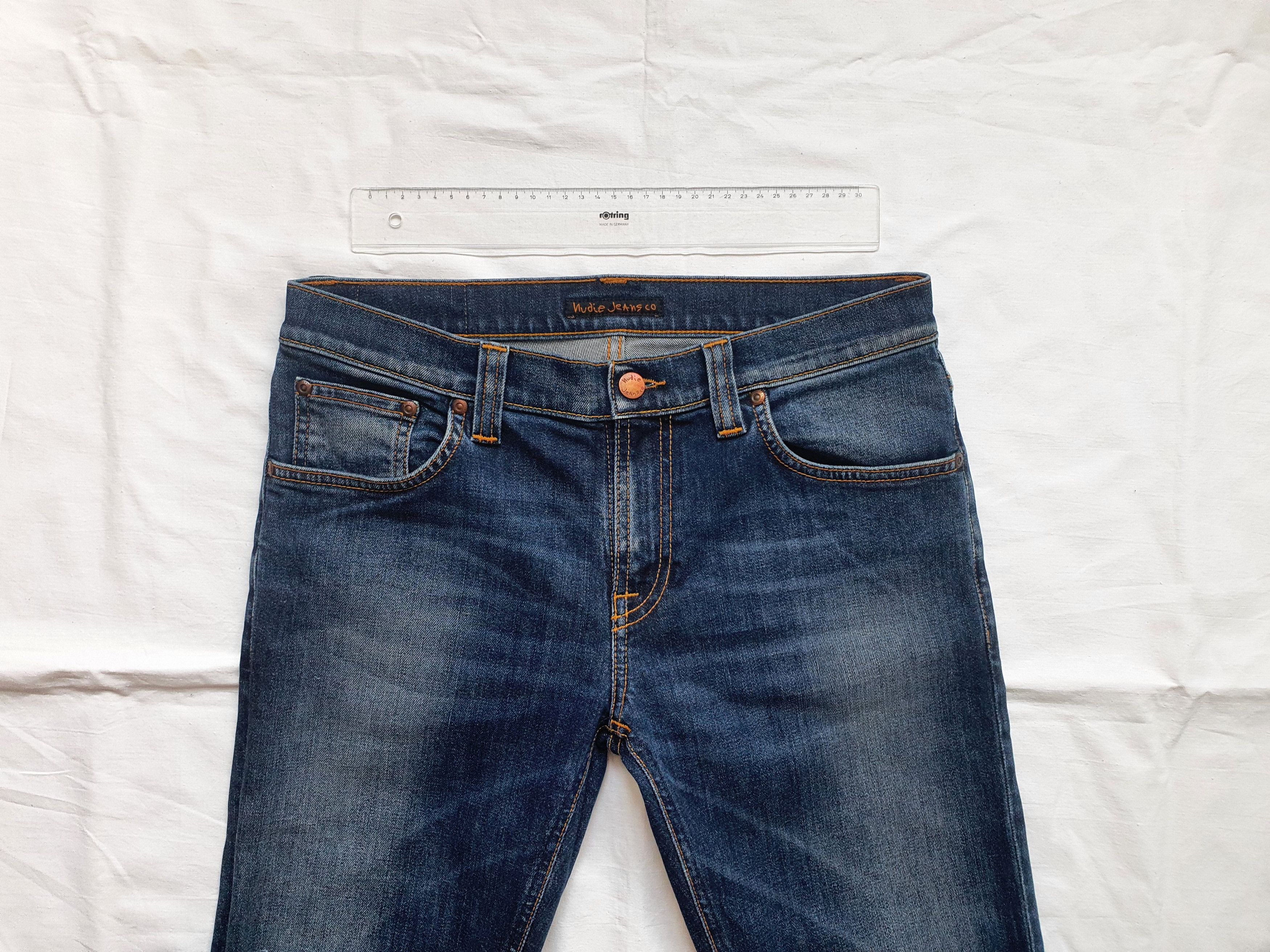 Nudie Jeans TUBE KELLY (N587) Women's Denim (Org. Dark Indigo Wash) Size 31" - 3 Thumbnail