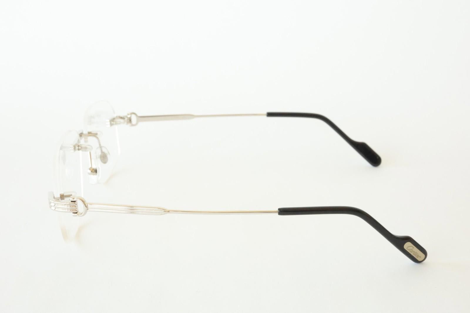 Cartier New Cartier eyewear optical eyeglasses CT0284O 001 silver Size ONE SIZE - 4 Thumbnail