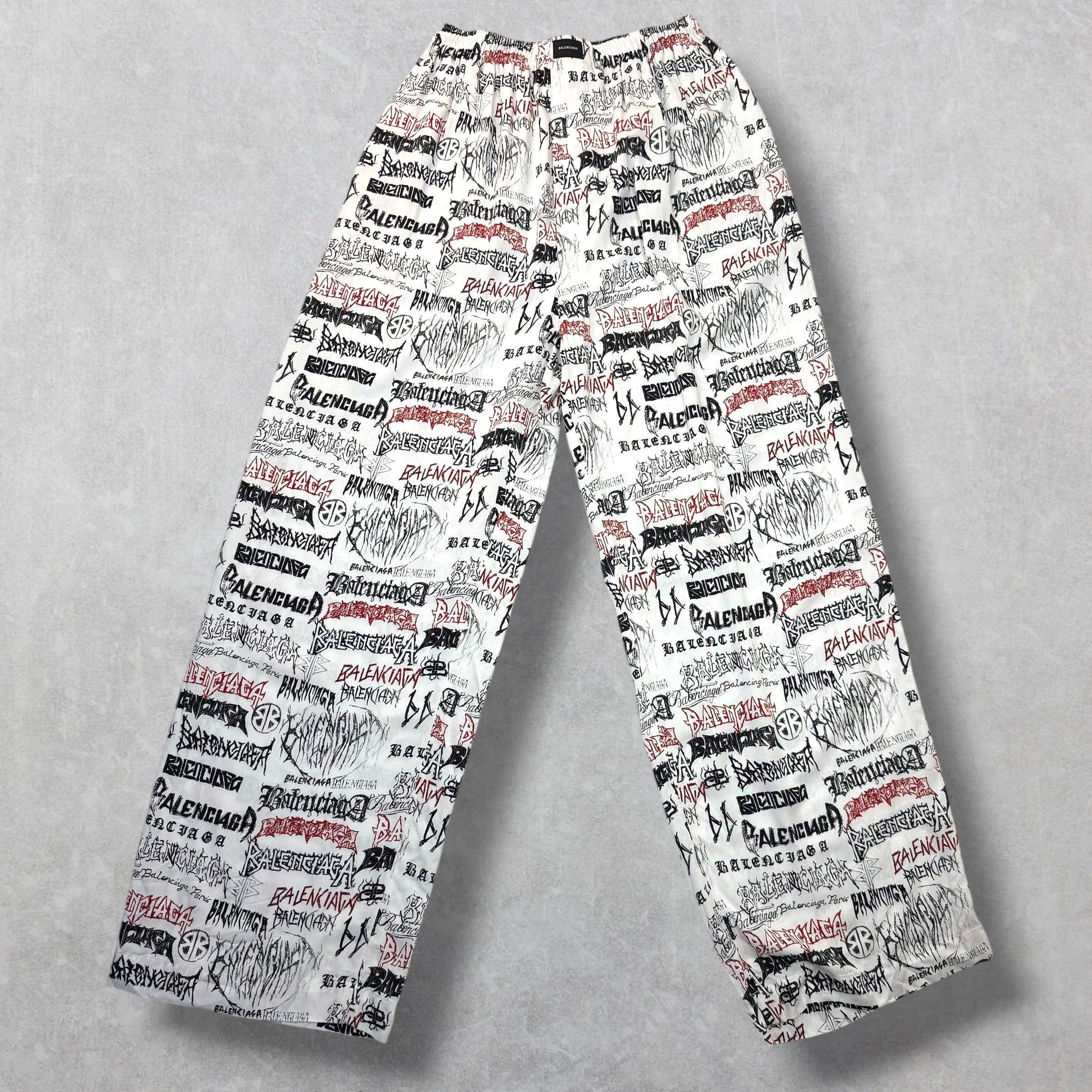 Balenciaga Balenciaga DIY Metal Allover Pyjama Pants M Size US M / EU 48-50 / 2 - 2 Thumbnail