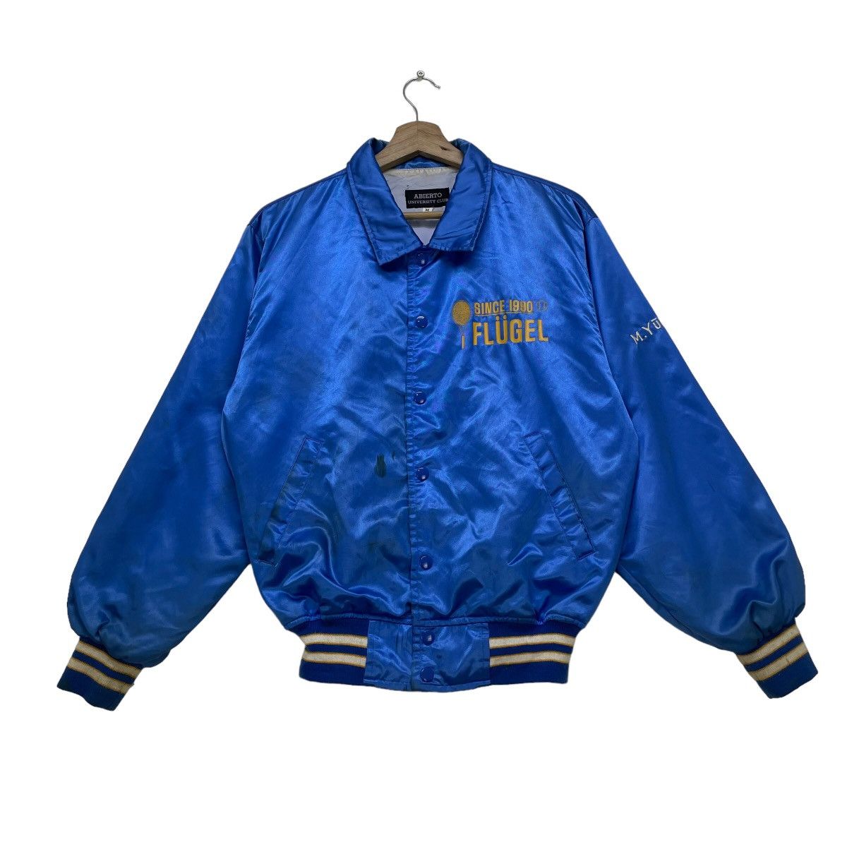 Vintage Japanese Brand Abierto University Club Santin Bomber Jacket Size US M / EU 48-50 / 2 - 1 Thumbnail