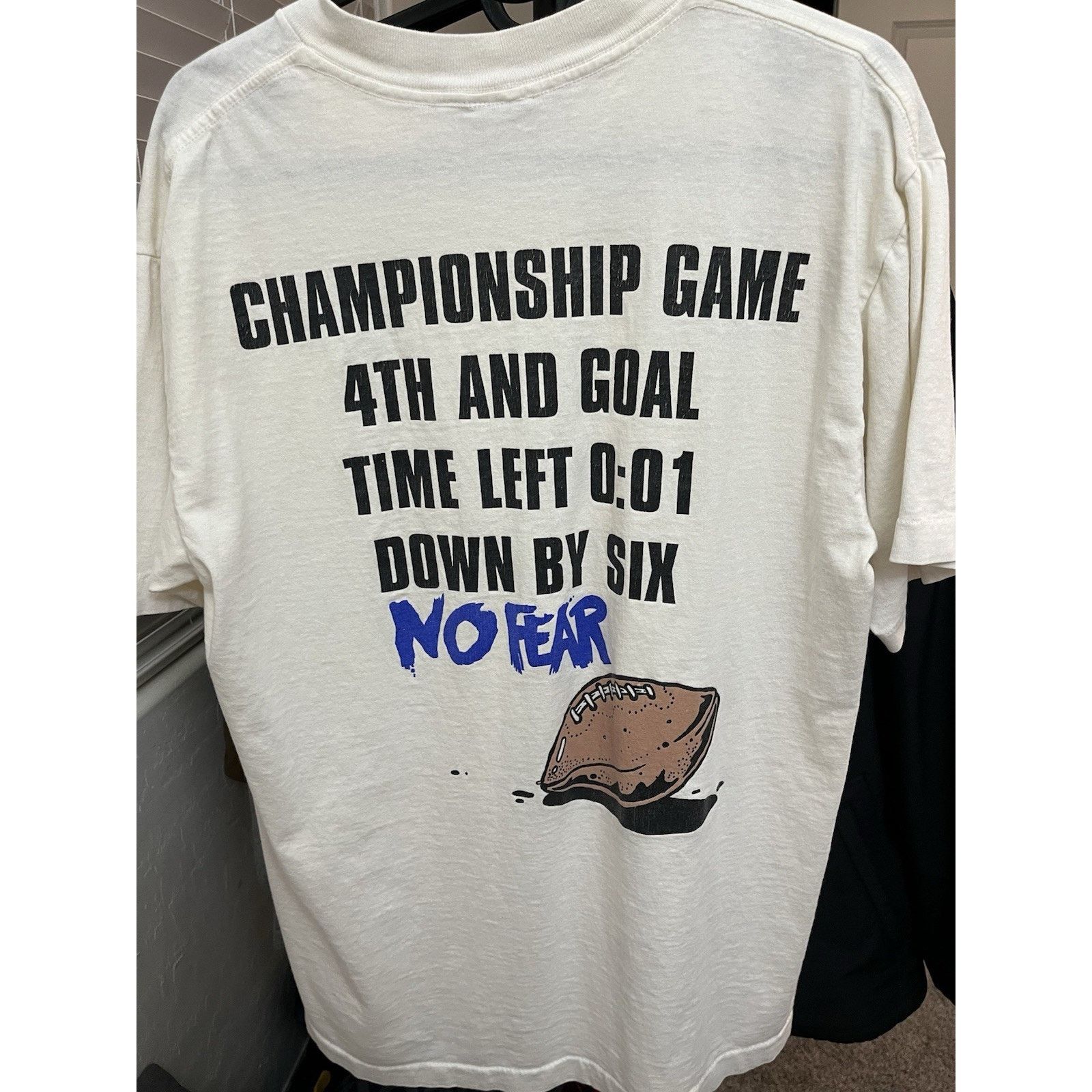 No Fear Vintage No Fear T-Shirt Single Stitch Graphic Size L USA Size US L / EU 52-54 / 3 - 2 Thumbnail