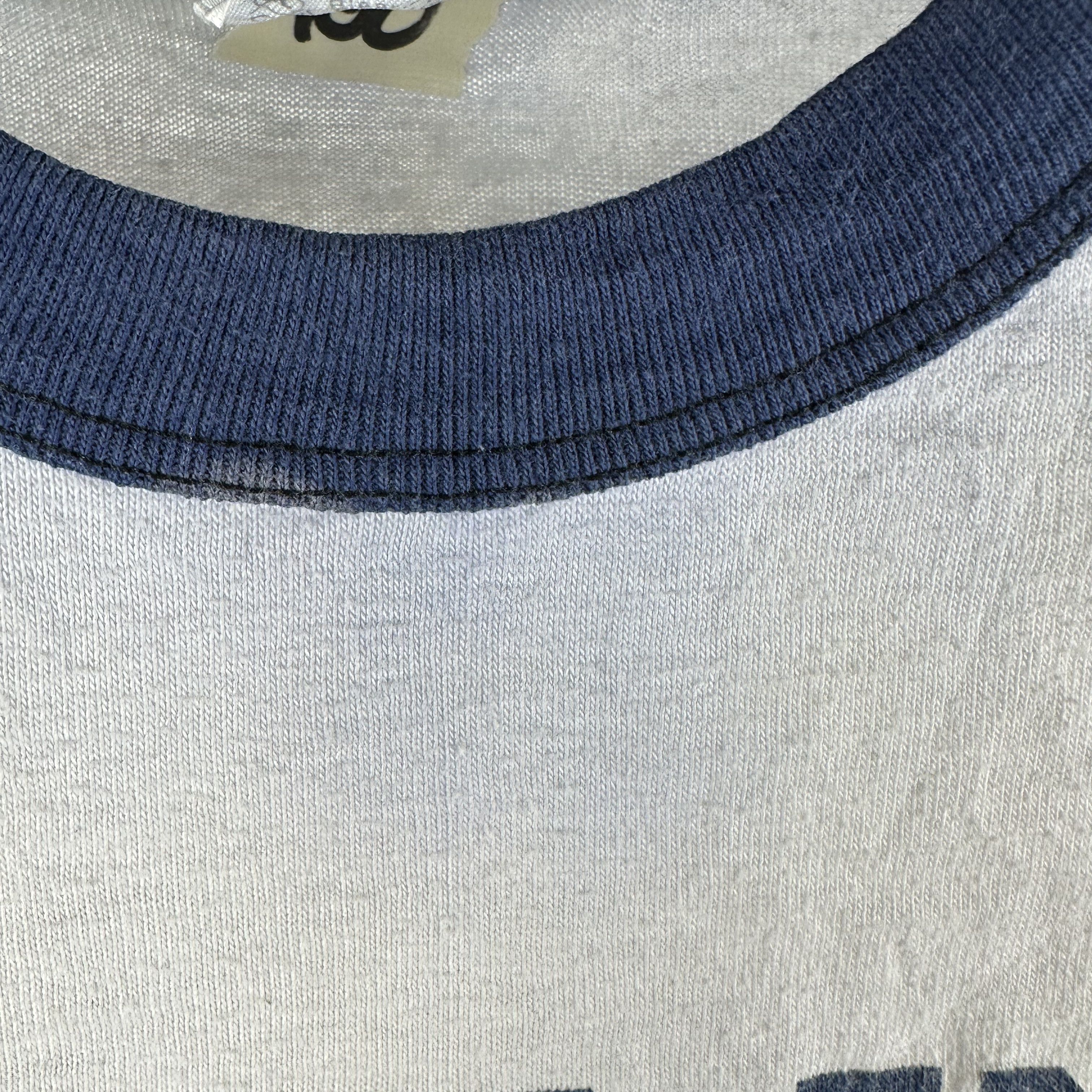 Vintage Vintage 80s Dive In Graphic Single Stitch Ringer T-Shirt Size US M / EU 48-50 / 2 - 8 Thumbnail