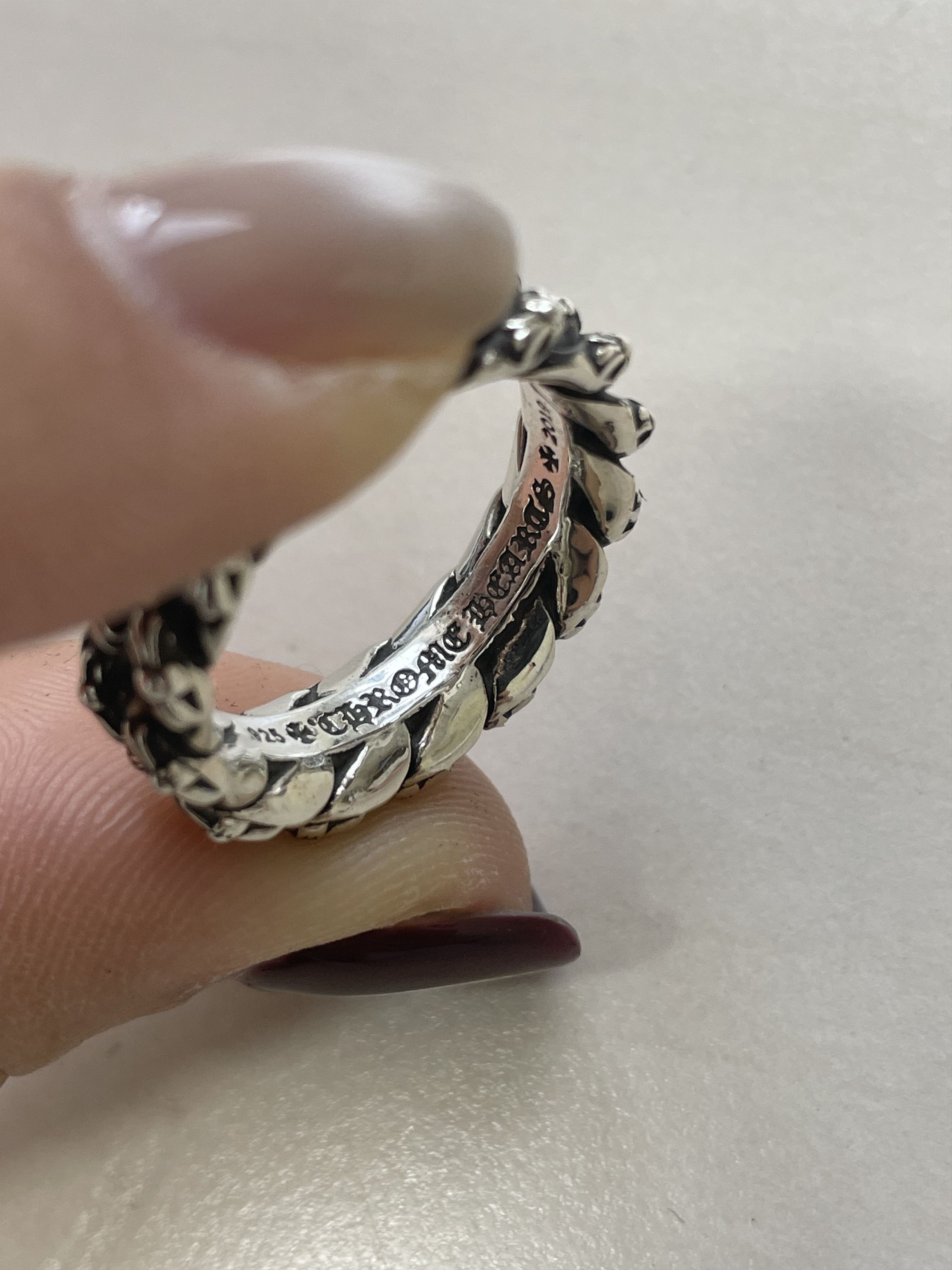 Chrome Hearts Chrome Hearts Silver XTRA FANCY Cuban Cross Ring Size ONE SIZE - 15 Thumbnail