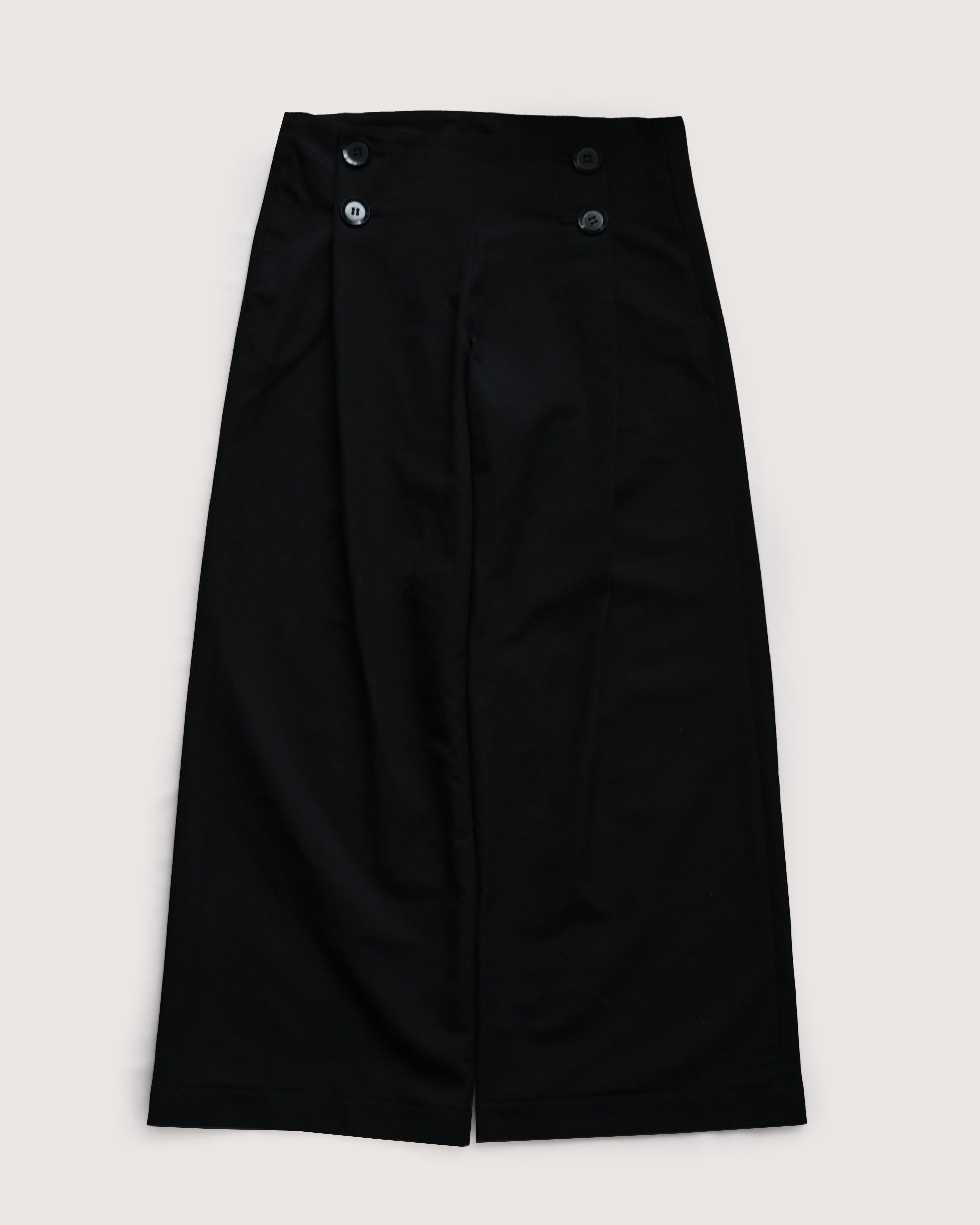 パンツ Limi feu Check Skirt Docking Pants DENIM + NEWSPAPER PRINT SKIRT PANTS – THE SHOP YOHJI YAMAMOTO