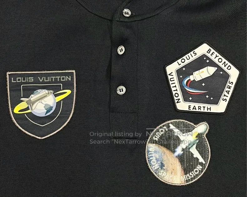 Louis Vuitton Louis Vuitton Astronaut Embroidered Polo Sweater. Size US M / EU 48-50 / 2 - 5 Thumbnail