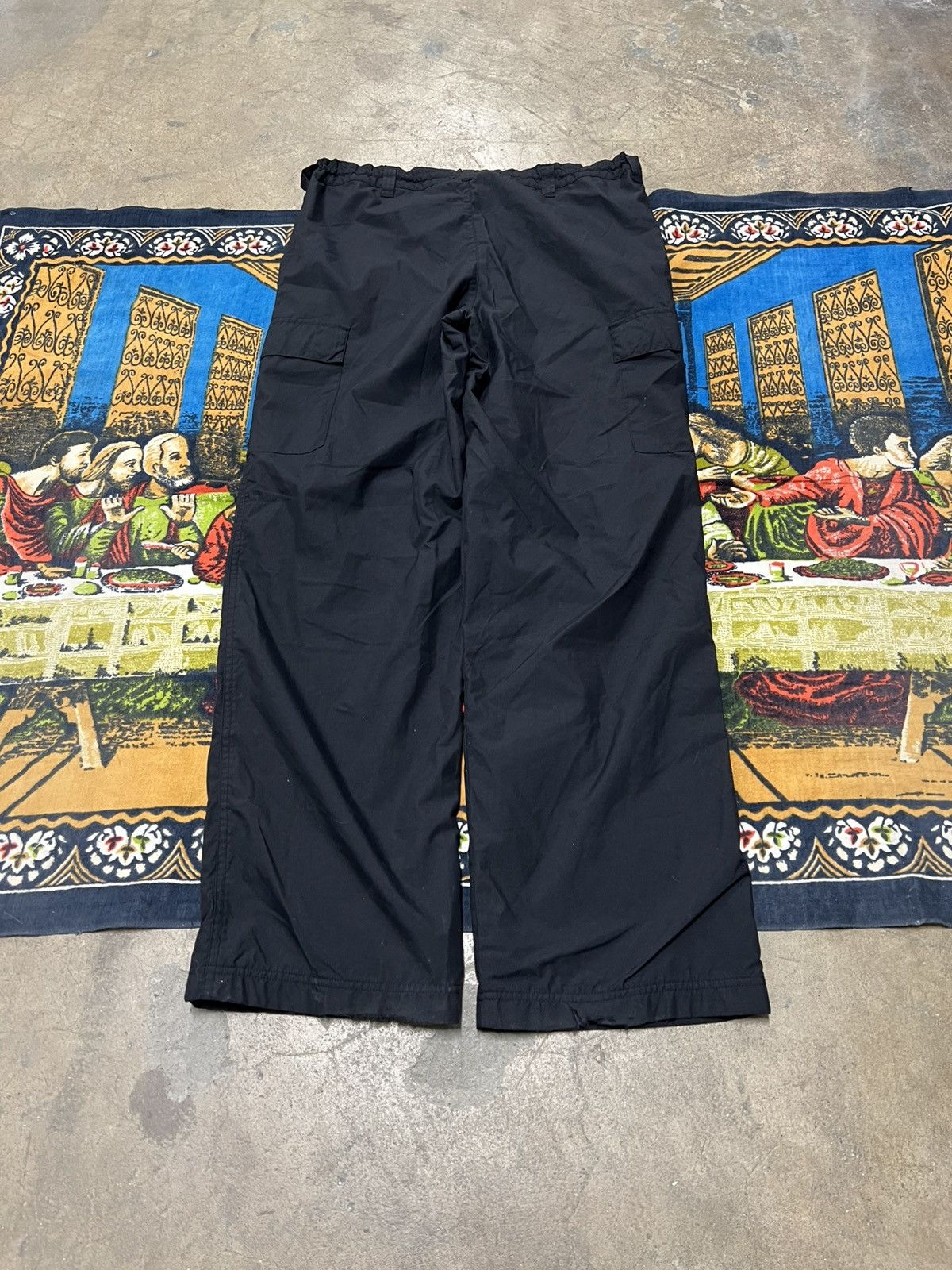 Nike Black Nike track pants cargo size small baggy y2k skater Size US 32 / EU 48 - 8 Thumbnail
