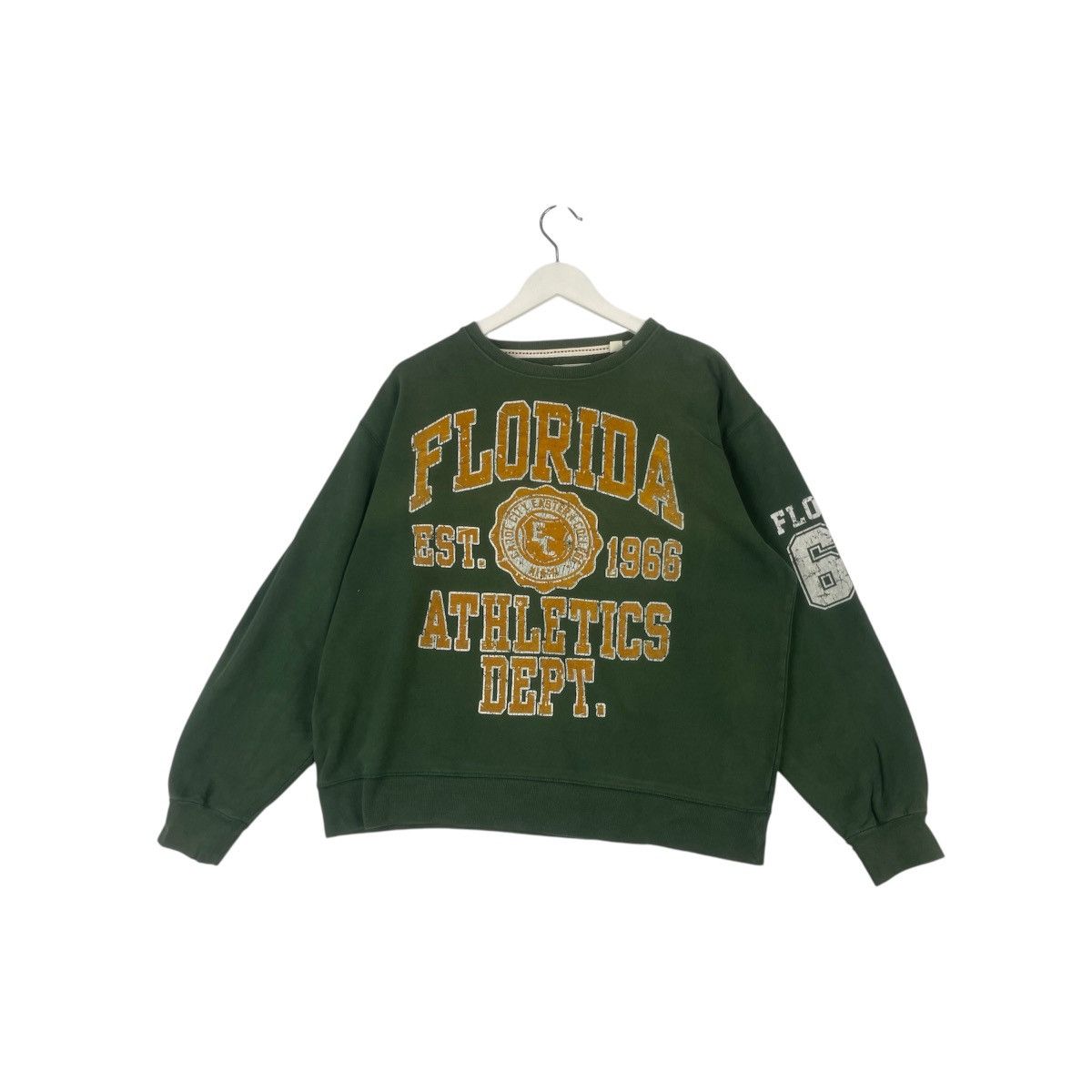 Designer × Vintage vintage Hoodie/ sweater Florida est 1966 athletic dept - Size US L / EU 52-54 / 3 - 1 Thumbnail