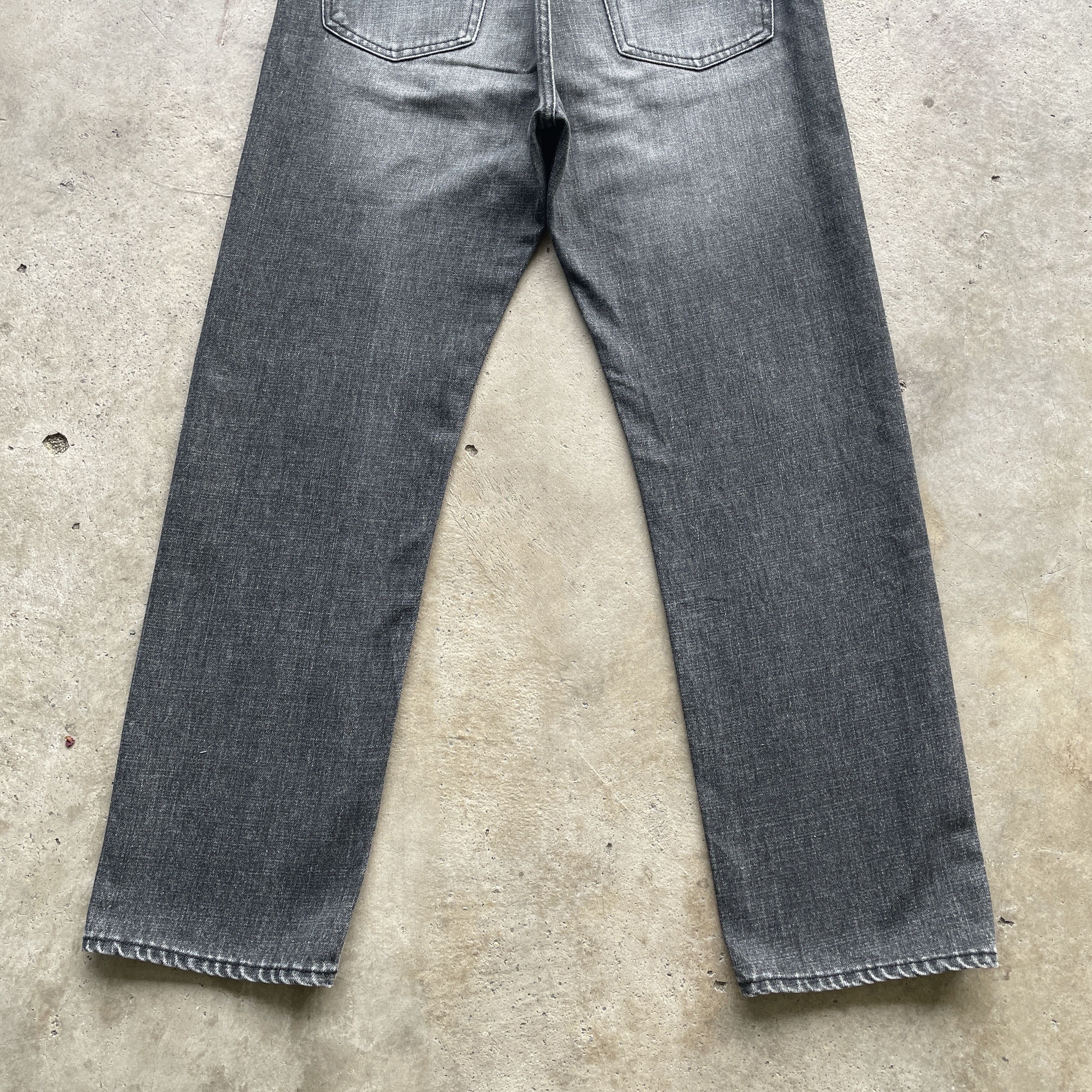 Japanese Brand W30x28.5 VINTAGE JAPANESE FADED JEANS BLACK DENIM PANTS Size US 30 / EU 46 - 8 Thumbnail