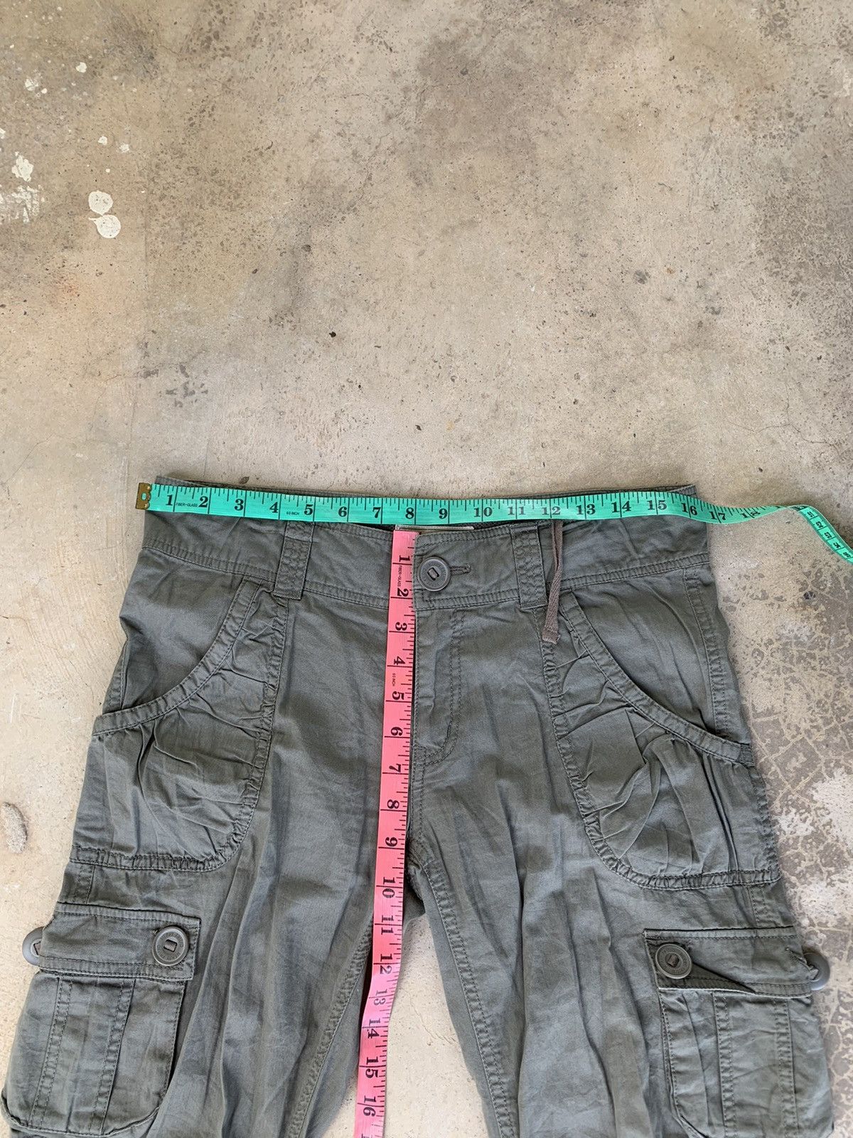 Japanese Brand Flared Merry Friend Cargo Pants Size 33" - 5 Thumbnail