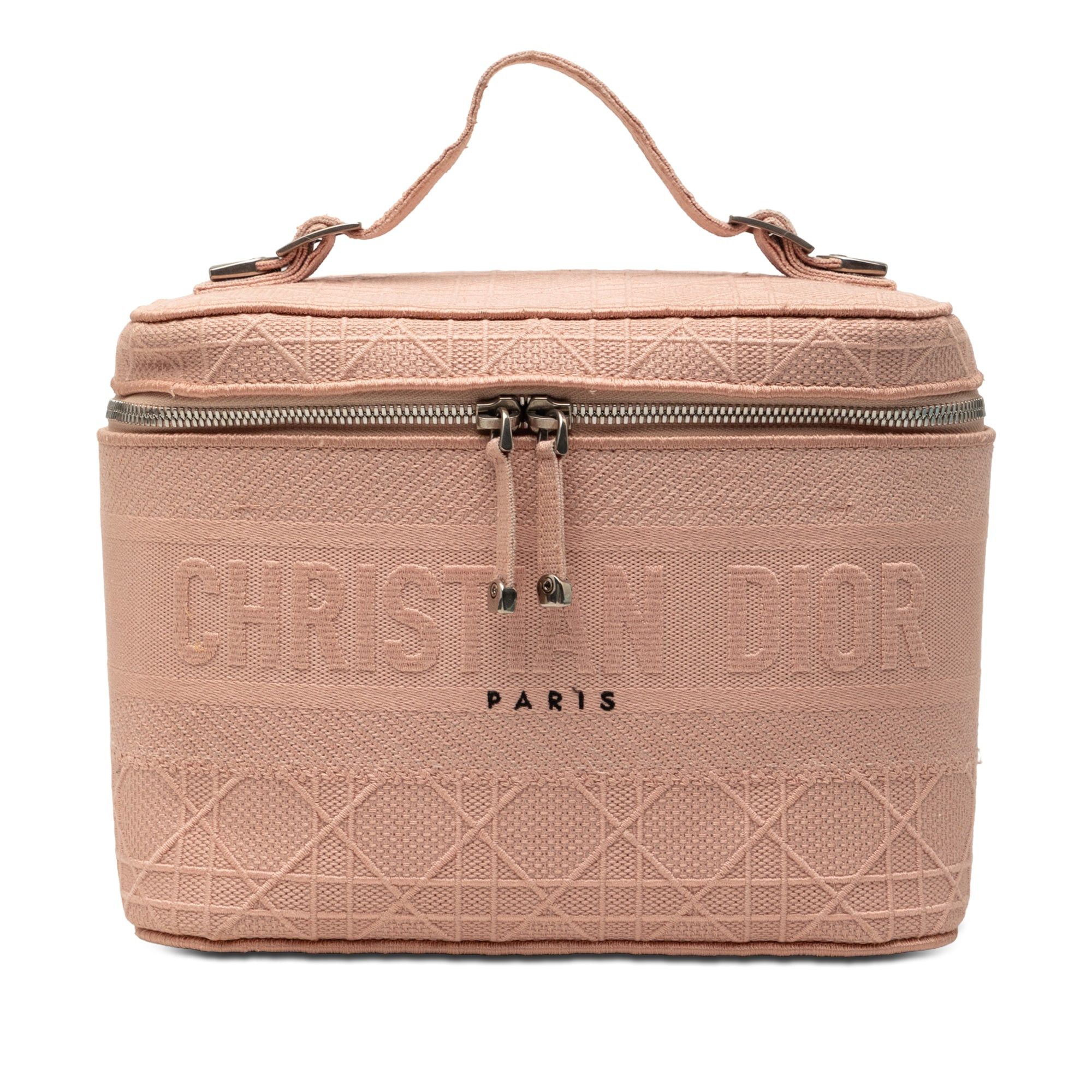 Dior Diortravel Canvas Cannage D Lite Vanity Case Size ONE SIZE - 1 Thumbnail