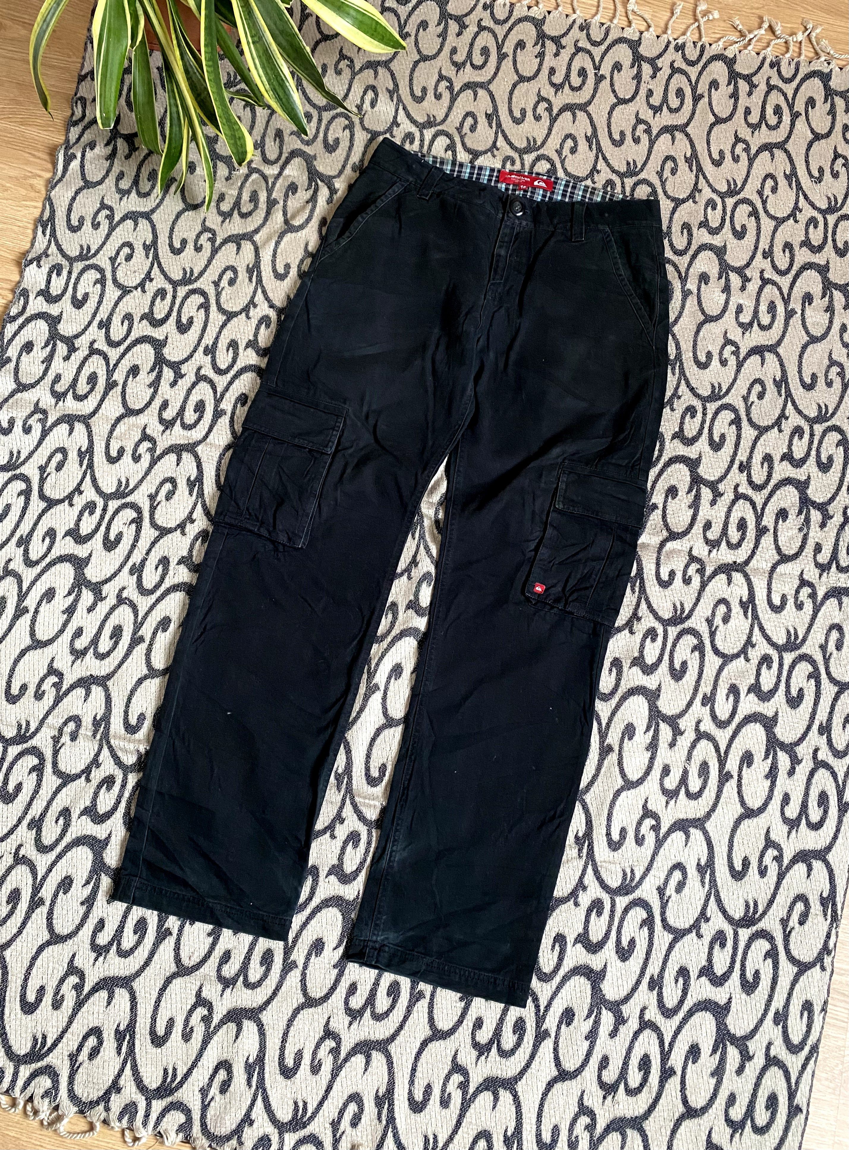 Billabong × Quiksilver Vintage Quiksilver Cargo Pants Streetwear Size US 31 - 2 Thumbnail