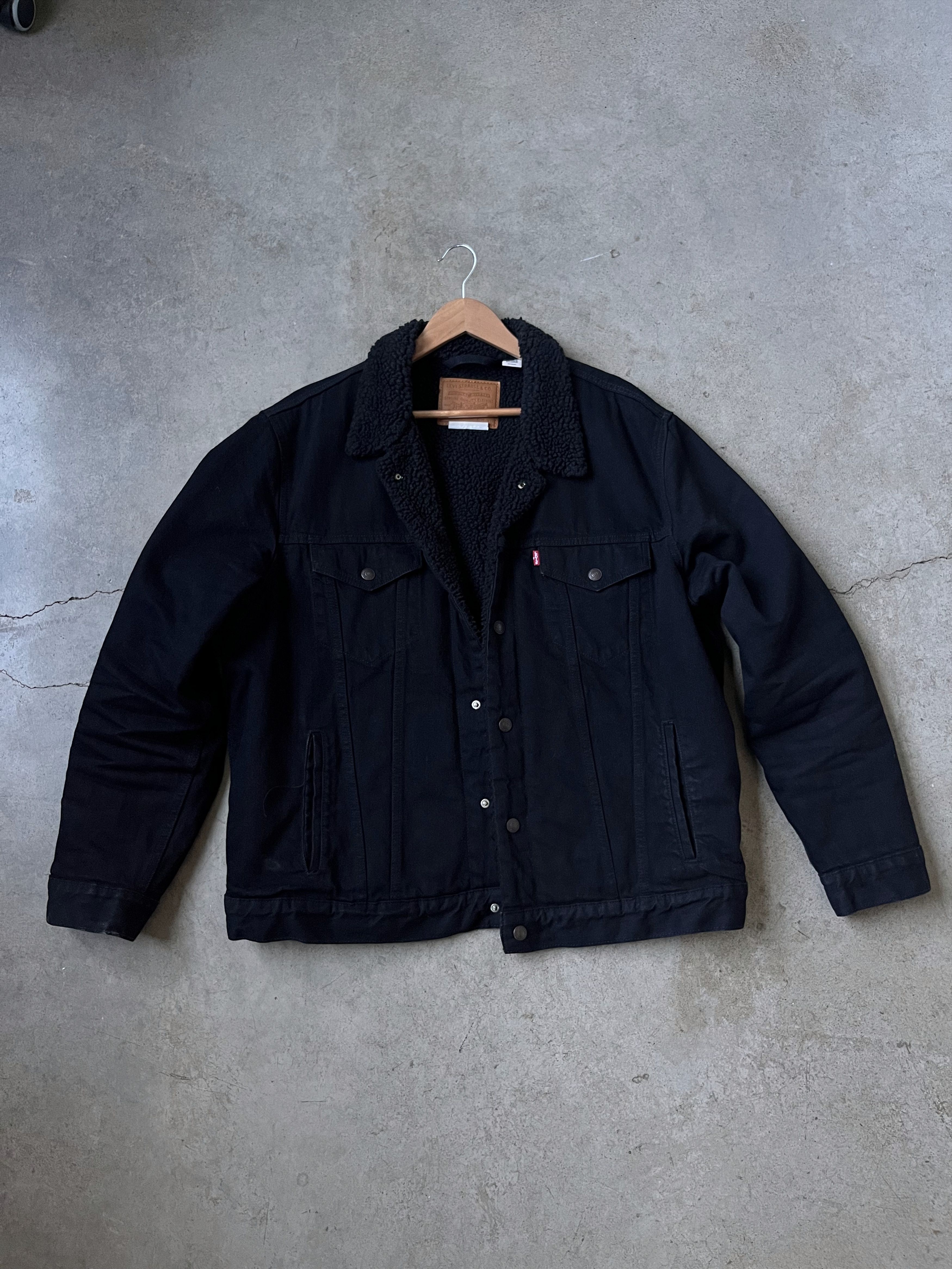 Levi's × Stussy (XL) STUSSY & LEVI'S® CRISPY RINSE TRUCKER JACKET