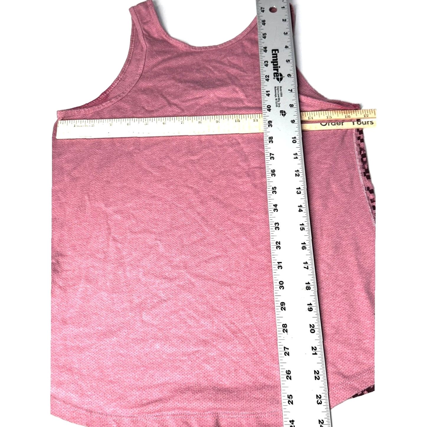 The North Face The North Face Womens Tank Top S Pink Chevron FlashDry Cotton Blend Sleeveless Basic Activewear Casual Pullover Machine Washable Regular Fit Size S / US 4 / IT 40 - 4 Thumbnail