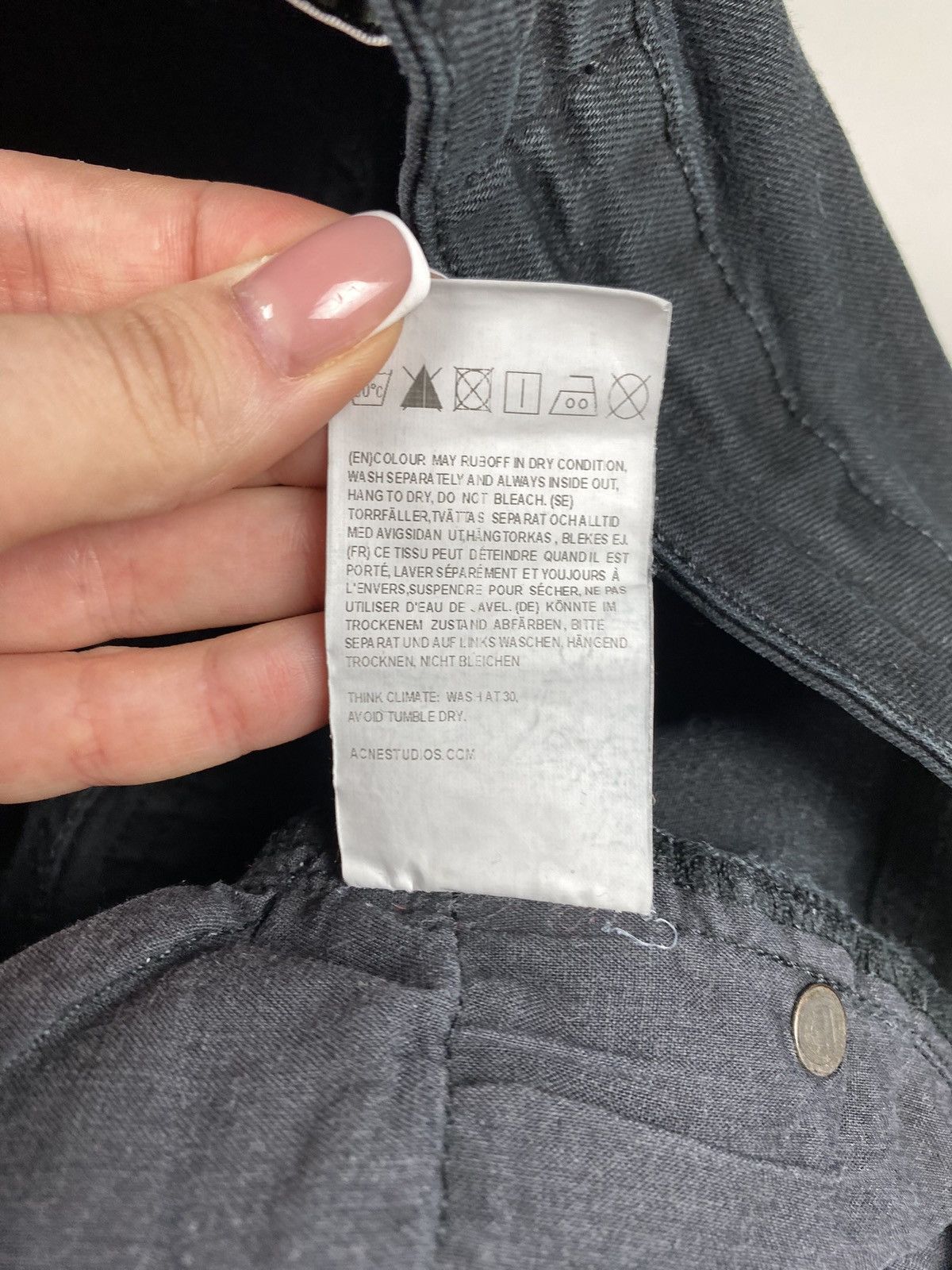 Acne Studios Acne Studios Skin 5 Lacey Black ladies jeans size 30 / 32 Size 30" / US 8 / IT 44 - 13 Thumbnail