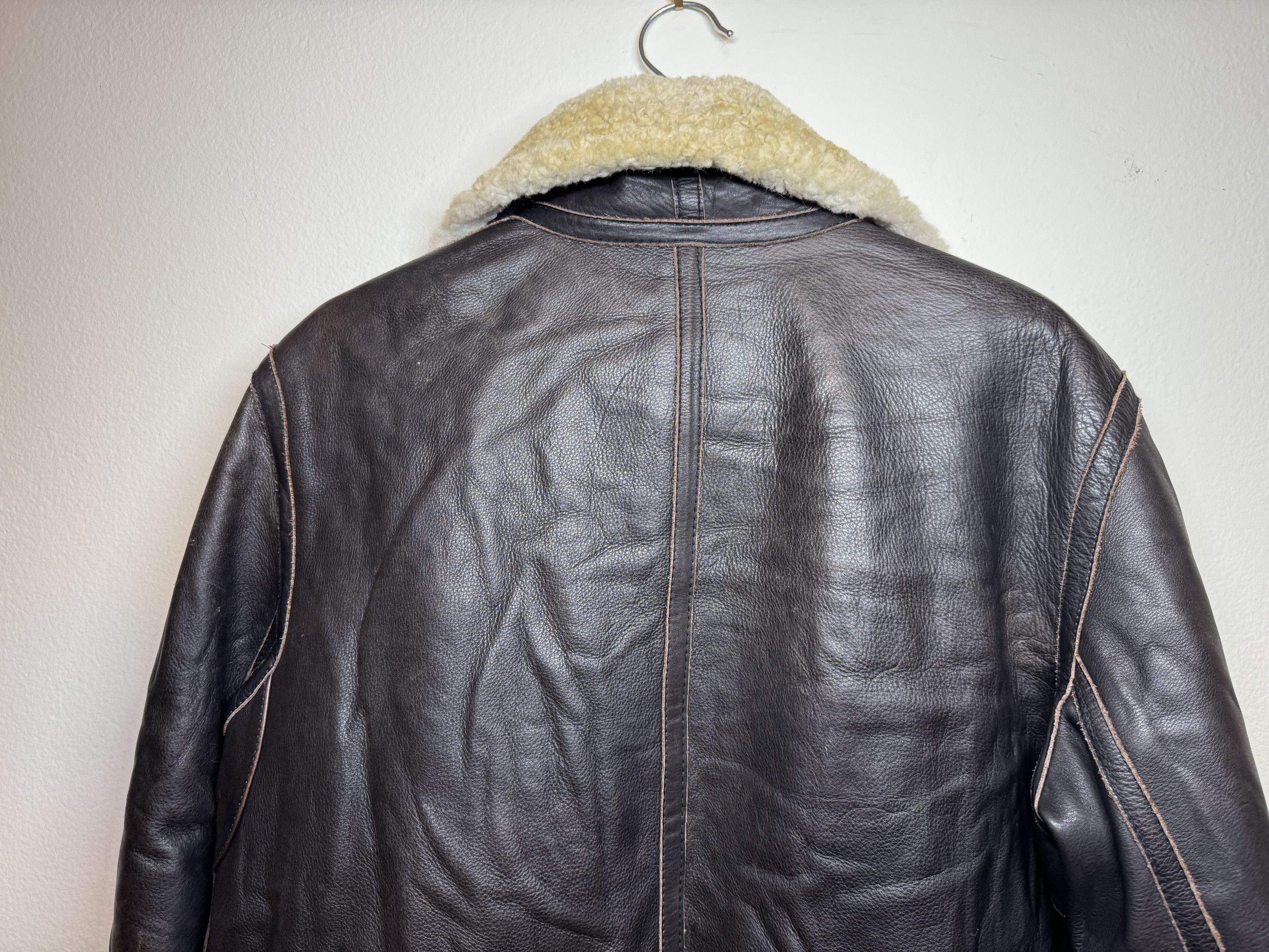 Other Pall Mall brown leather bomber flight shearling jacket S Size US S / EU 44-46 / 1 - 10 Thumbnail