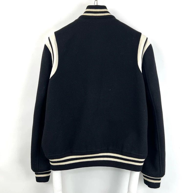 Saint Laurent Paris Saint Laurent Black and white split leather Teddy jacket 25 Size US L / EU 52-54 / 3 - 2 Thumbnail