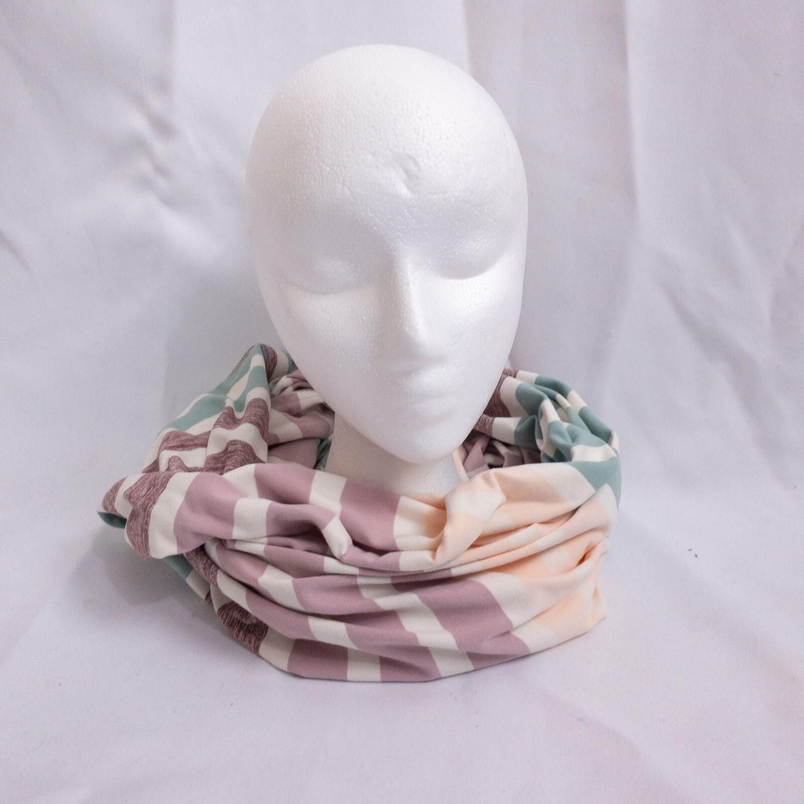 Lululemon Lululemon Pink Striped Neckwarmer Womens One Size Fits All Size ONE SIZE - 1 Thumbnail
