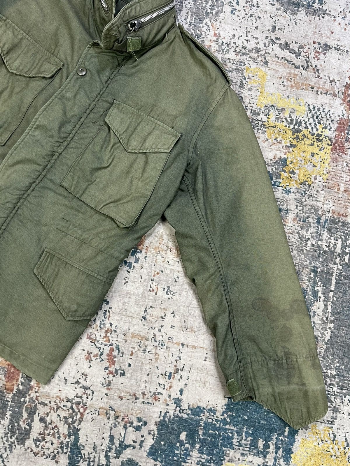 Vintage Vtg M65 x Flat Track By Roach 74 Field Jacket Size US M / EU 48-50 / 2 - 4 Thumbnail