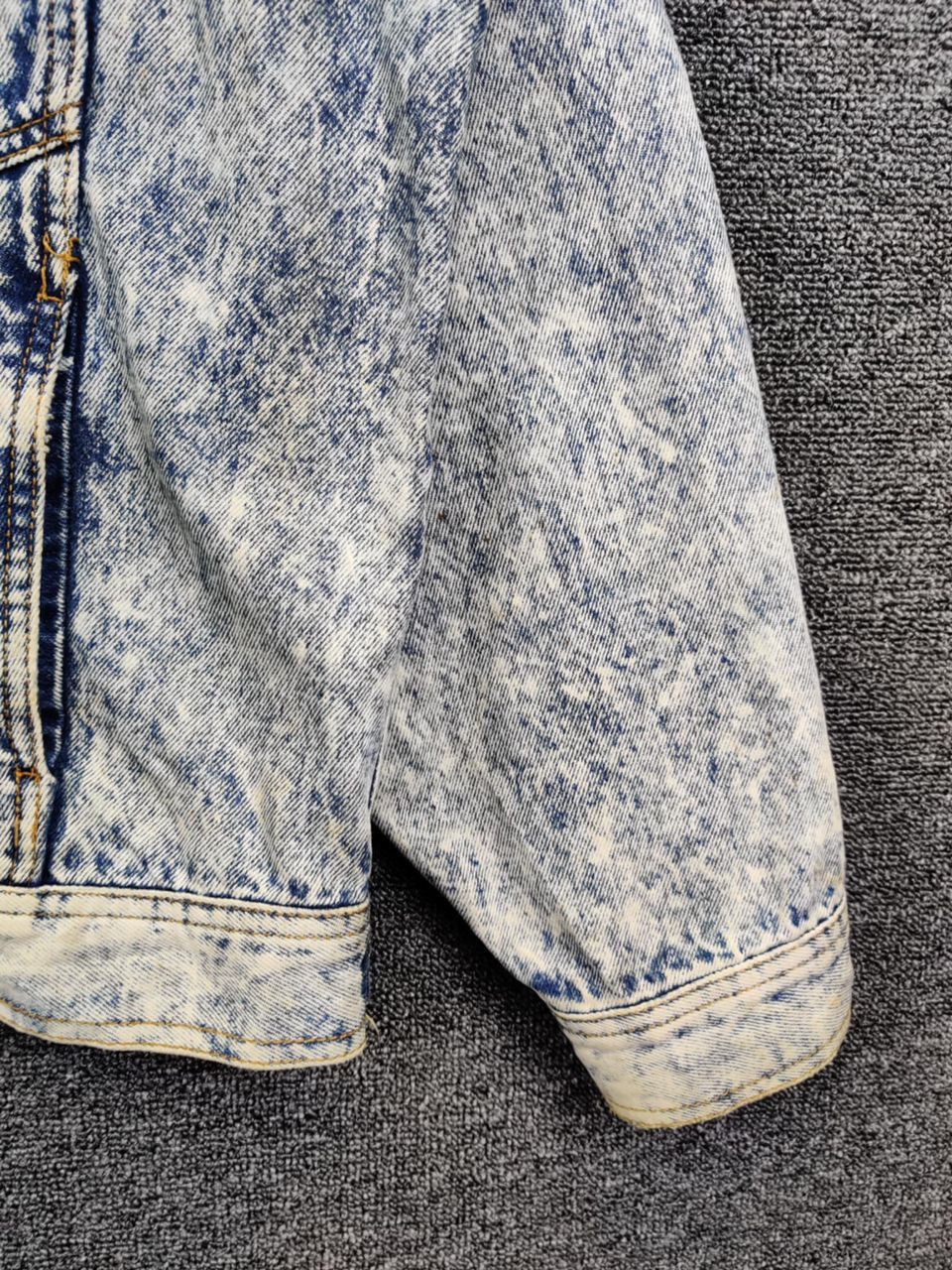 Edwin Edwin x Gold Rush Acid Wash Denim Trucker Jacket Size US M / EU 48-50 / 2 - 3 Thumbnail
