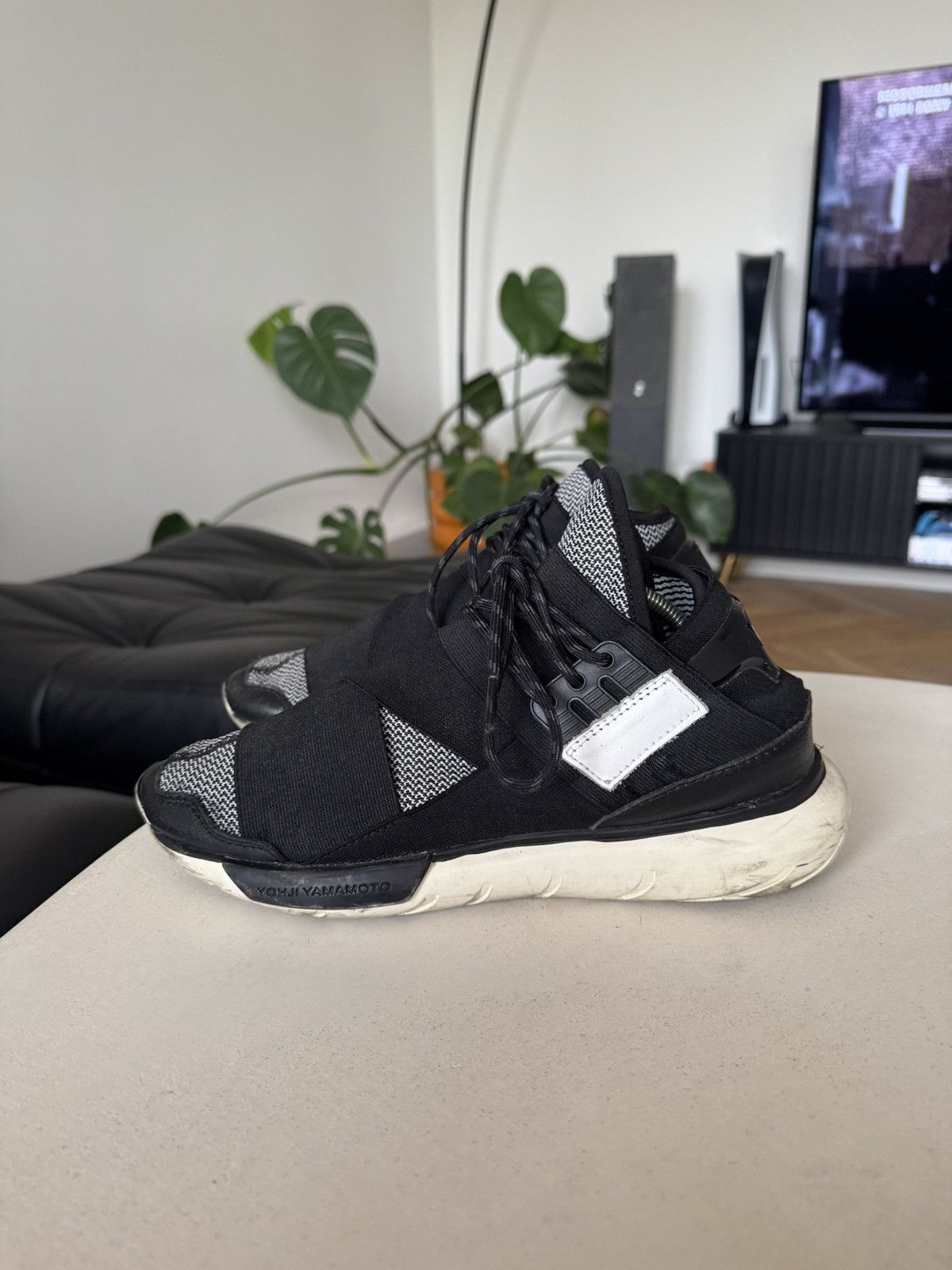 Adidas Sneakers Yohji Yamamoto Yohji Yamamoto Y 3 Qasa High Black 2014 Adidas Ninja Kicks Grailed