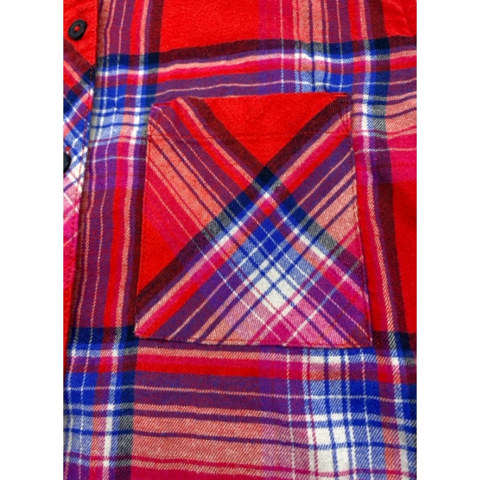 Orvis Orvis Shirt Women's M Plaid Long Sleeve Button-Up Multicolor Flannel Cotton Polyester Spandex Pockets 5963 Size M / US 6-8 / IT 42-44 - 4 Thumbnail
