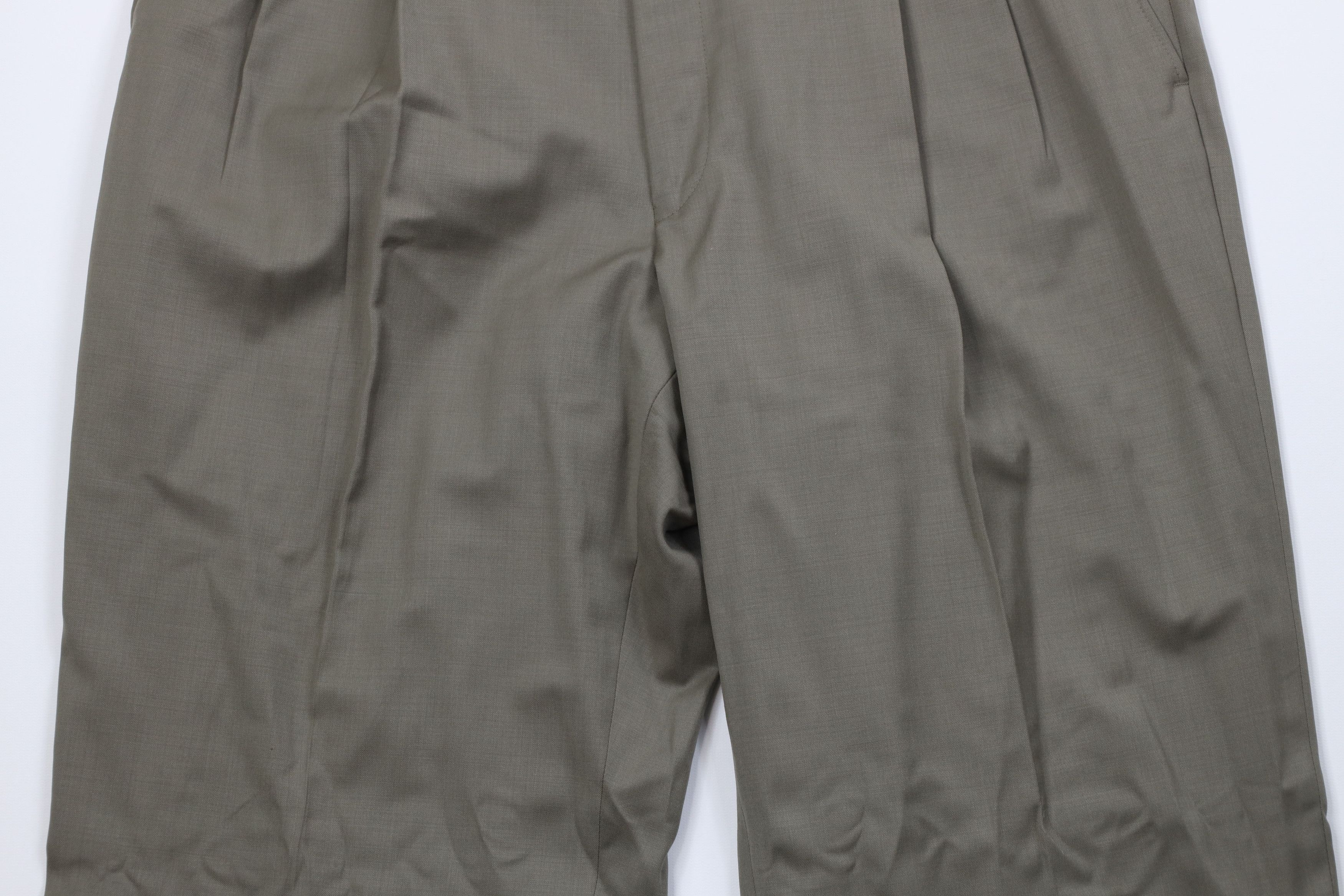 Vintage Vintage 90s Streetwear Wool Knit Wide Leg Chino Pants Size US 36 / EU 52 - 3 Thumbnail