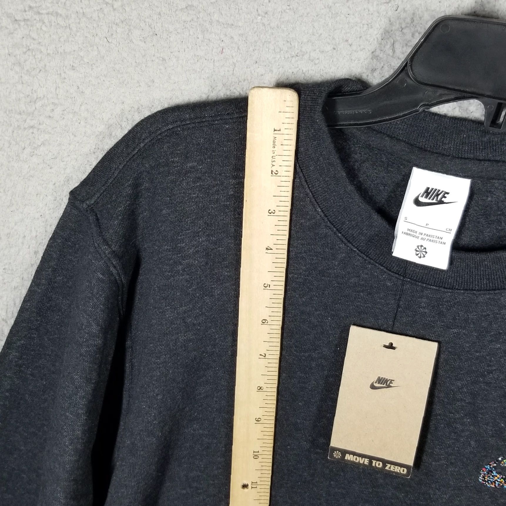 Nike Nike NSW Sport Essentials+ Men’s Small Crewneck Black Pullover DD7045-010 NWT Size US S / EU 44-46 / 1 - 3 Thumbnail