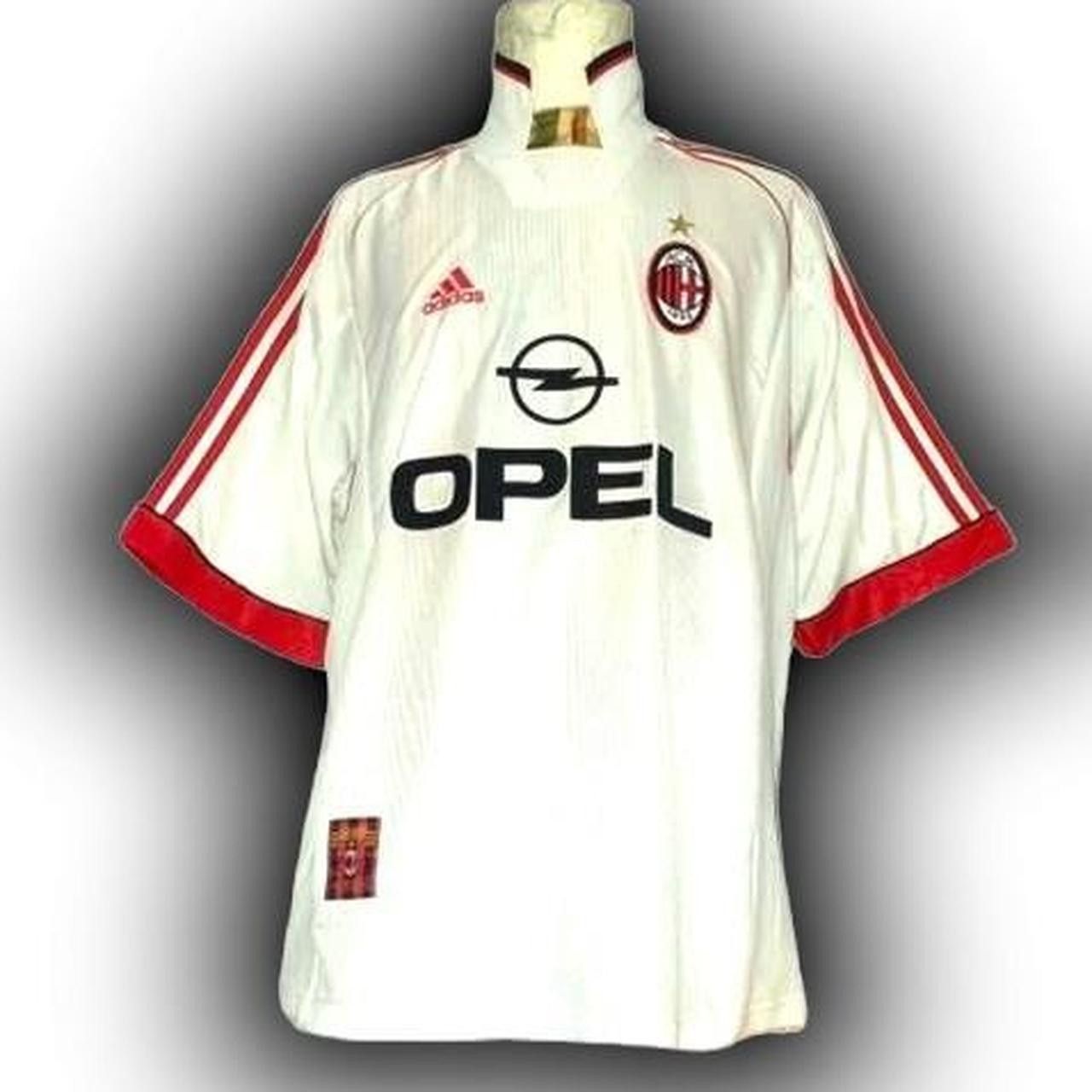 Adidas Ac Milan Italy 1998 1999 2000 Away Shirt Ukraine SHEVCHENKO Size US XL / EU 56 / 4 - 3 Thumbnail
