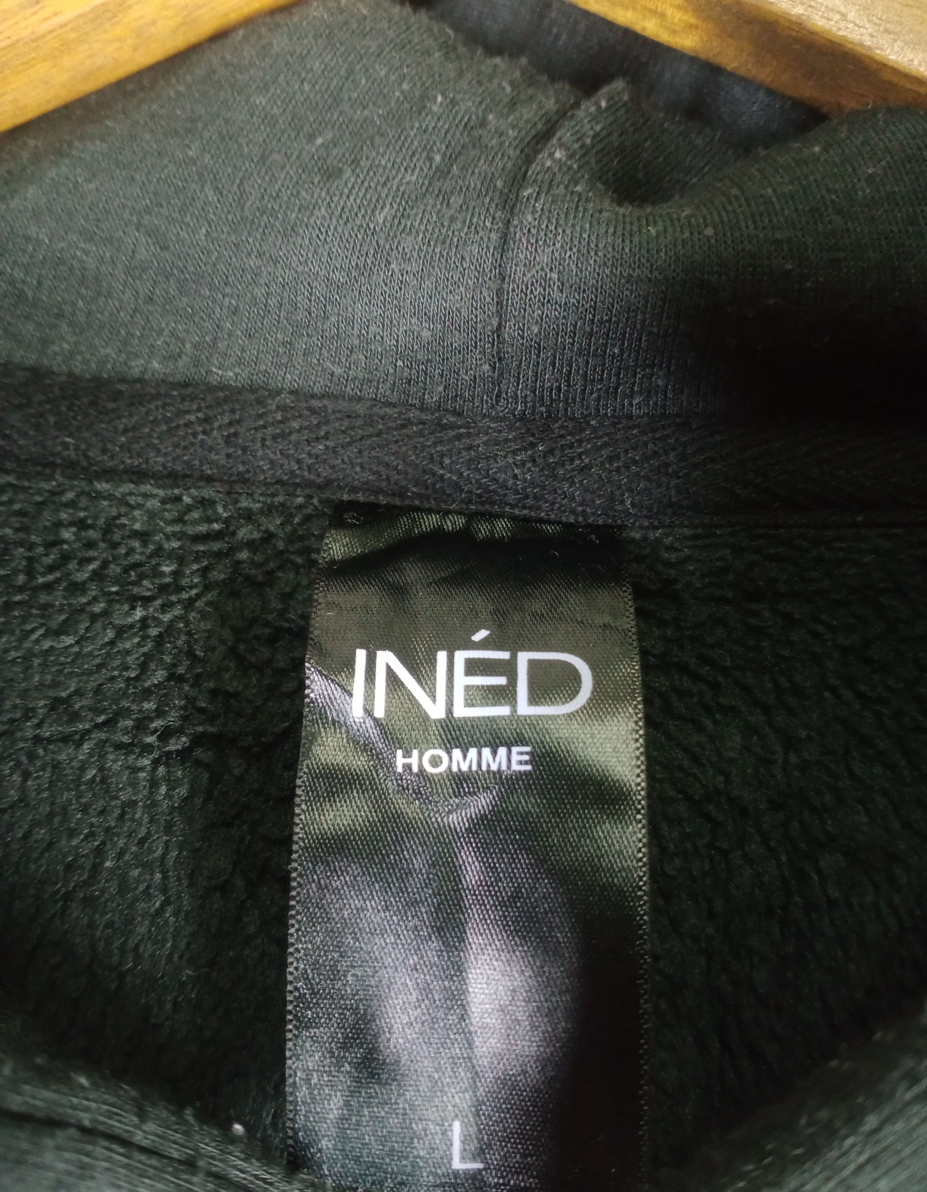 Issey Miyake Rare Vintage Ined Homme Issey Miyake Half Zipper Hoodie Size US L / EU 52-54 / 3 - 5 Thumbnail