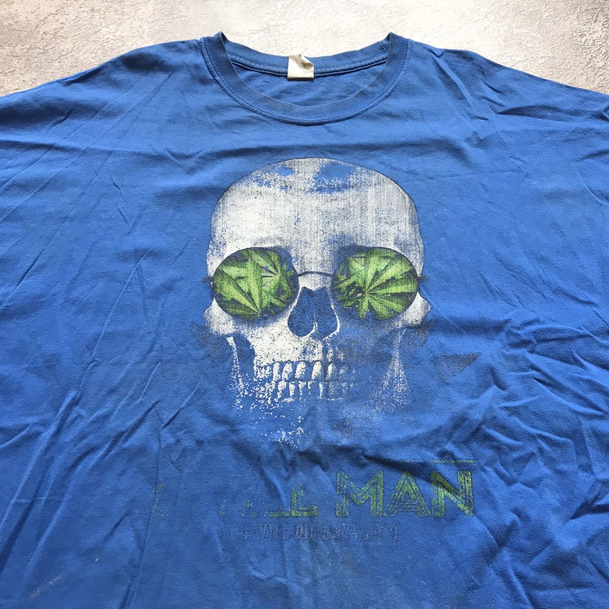 Vintage VINTAGE ADULT SEX DRUGS SKULL STONED FUNNY TEE Y2K Size US XXL / EU 58 / 5 - 3 Thumbnail