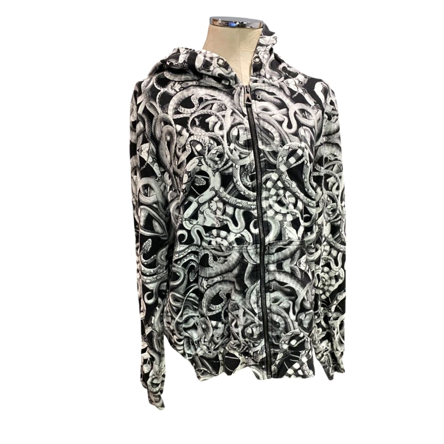 Eleven Paris ElevenParis Hoodie Medium White Snake Print Life is a Joke Mens Size US M / EU 48-50 / 2 - 3 Thumbnail