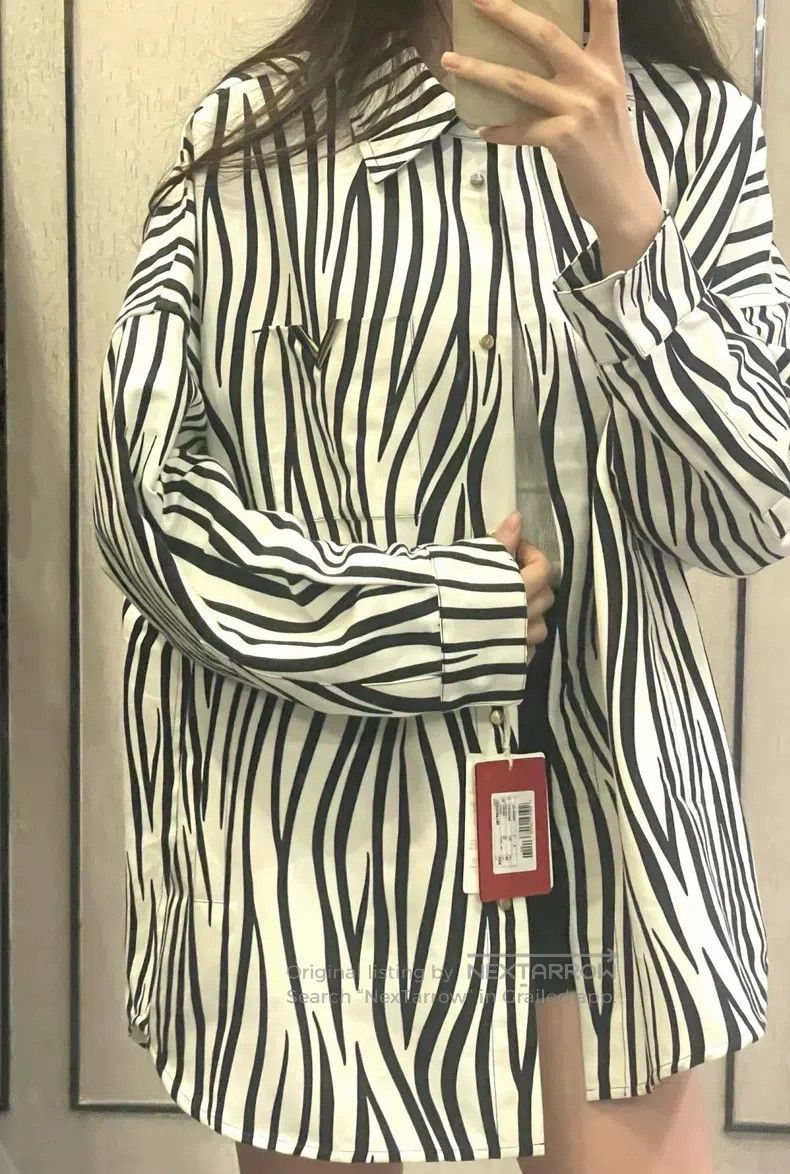 Valentino Valentino Zebra logo shirt jacket Size M / US 6-8 / IT 42-44 - 6 Thumbnail