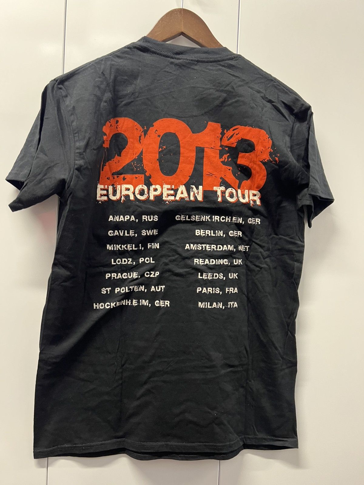 Band Tees 2013 SOD System of a Down European Rock Band Tour Tee Shirt Size US M / EU 48-50 / 2 - 2 Thumbnail