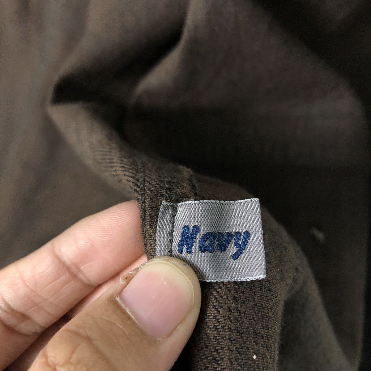 Issey Miyake 📌Vintage Hickory Chore Work Jacket Navy Blue Japan Made Size US M / EU 48-50 / 2 - 18 Thumbnail
