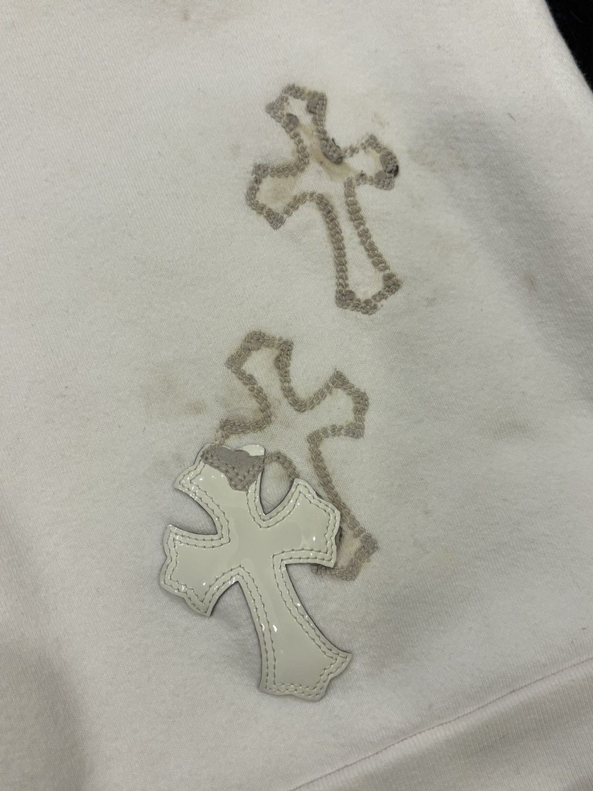 Chrome Hearts Chrome Hearts Cross Patch Quarter Zip - White Size US S / EU 44-46 / 1 - 6 Thumbnail