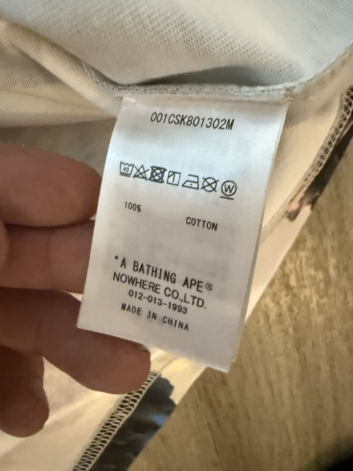 Bape Bape flower tee Size US S / EU 44-46 / 1 - 5 Thumbnail