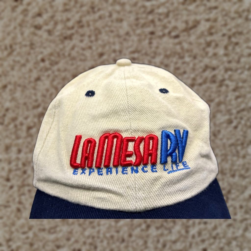 Alife La Mesa RV Hat Cap Strap Back OS Ivory Blue 100% Cotton Promo Size ONE SIZE - 1 Thumbnail