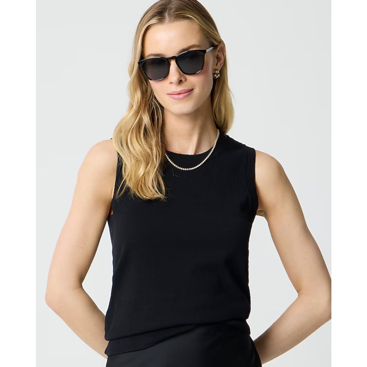 J.Crew NWT J.Crew Sweater Shell In Black Size Medium Size M / US 6-8 / IT 42-44 - 1 Thumbnail
