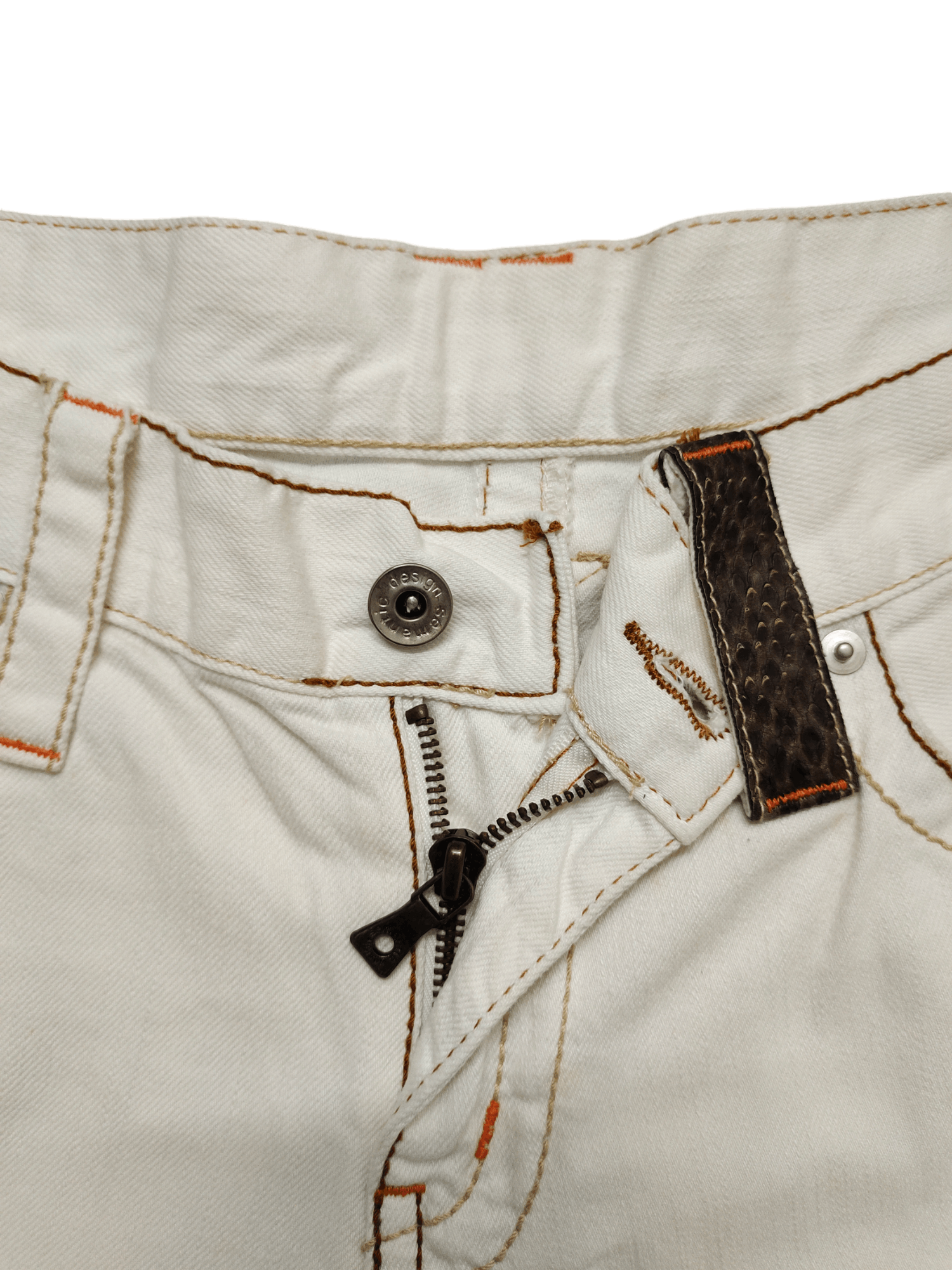 If Six Was Nine Flare Jeans Semantic Design Pyton Trim Rusty Denim Bootcut Size US 34 / EU 50 - 22 Thumbnail