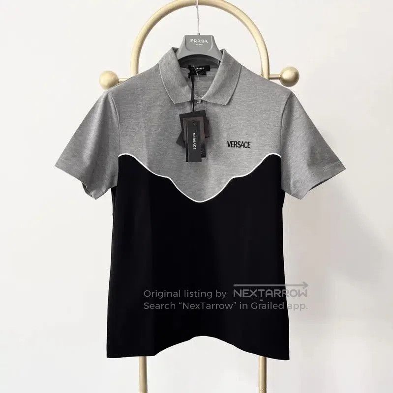 Versace Versace Men's Summer Colorblock Polo Shirt . Size US M / EU 48-50 / 2 - 1 Thumbnail