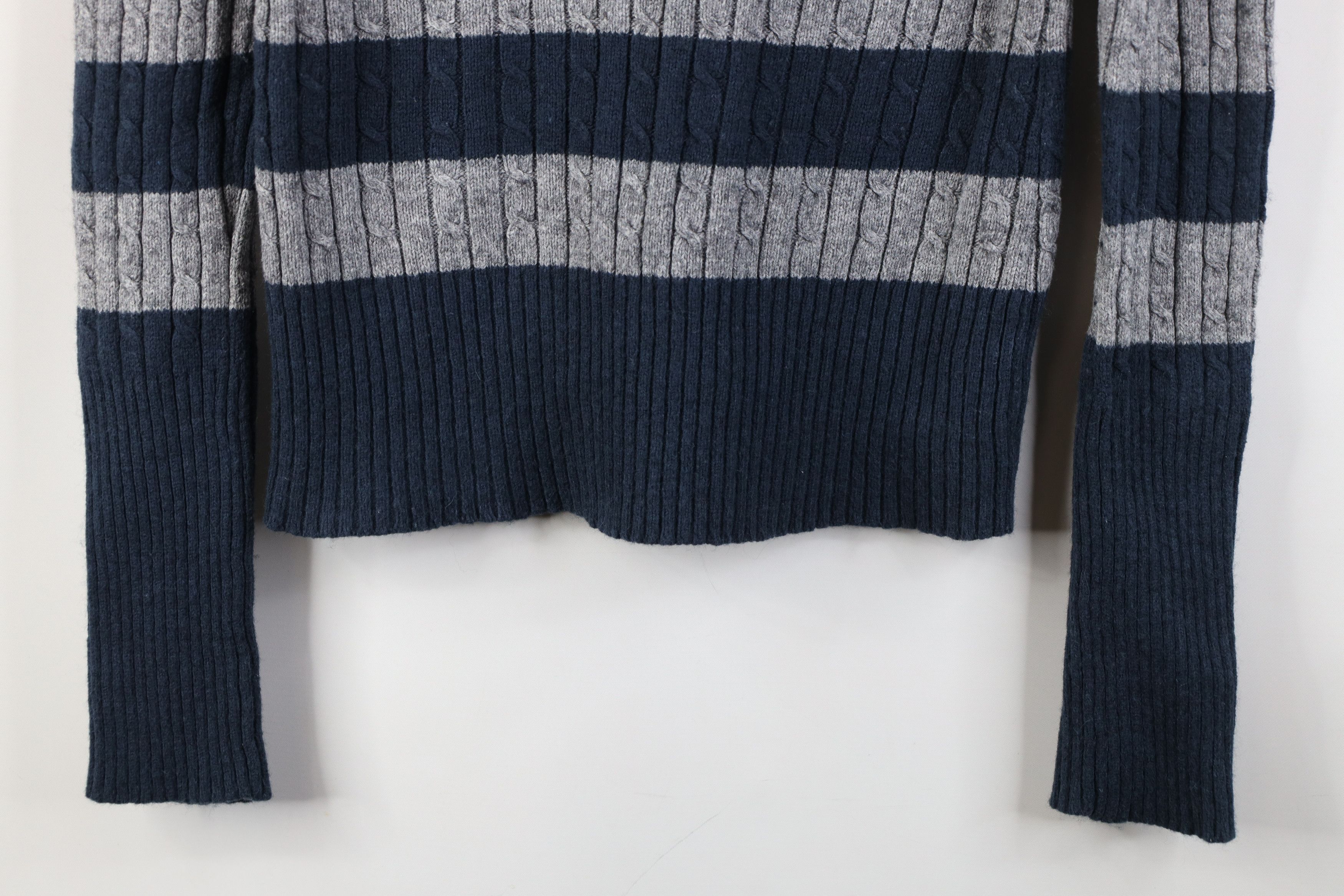 American Eagle Outfitters Vintage 90s Y2K American Eagle Wool Cable Knit Sweater Size M / US 6-8 / IT 42-44 - 3 Thumbnail