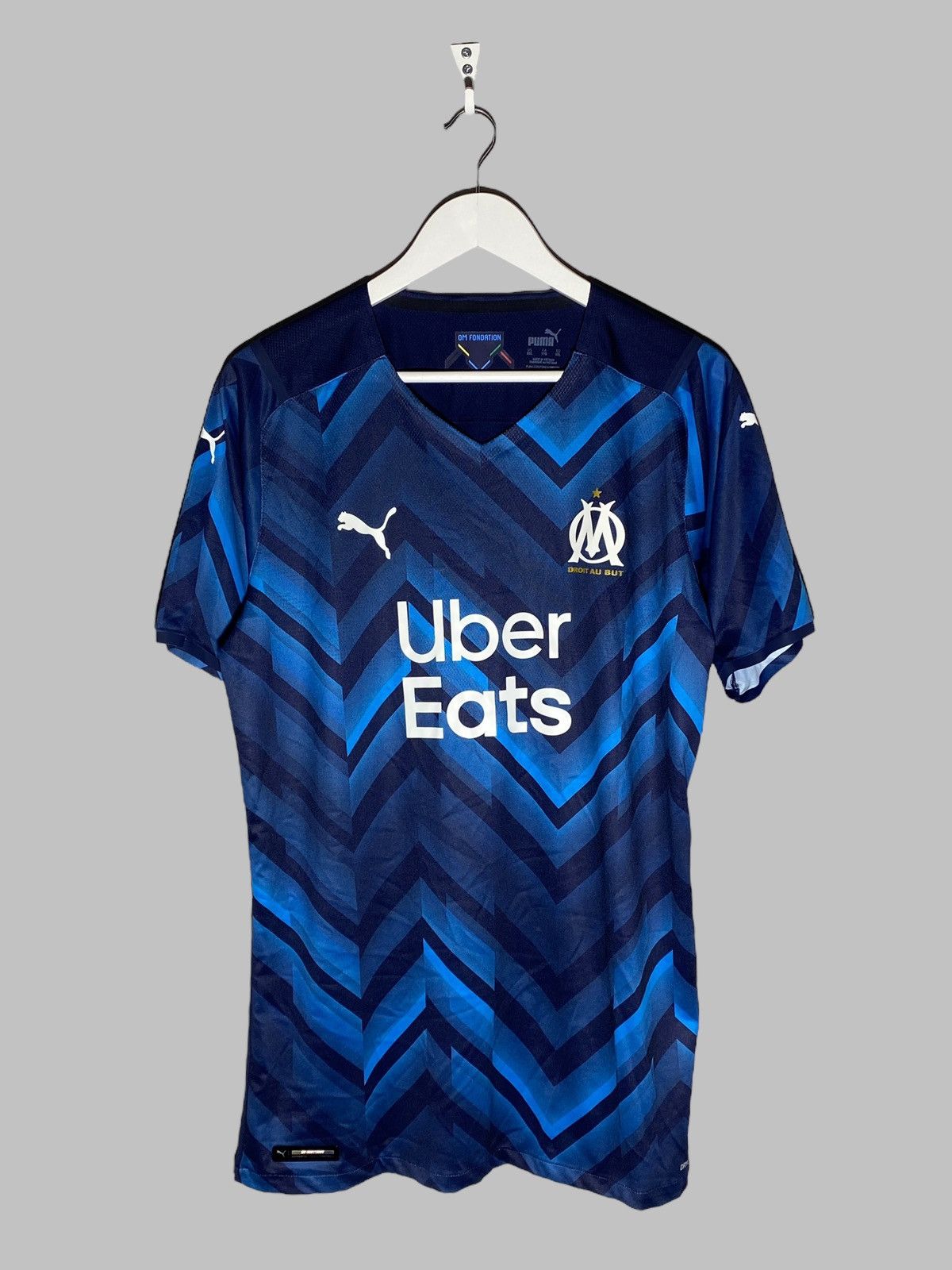Puma Puma Marseille 2021 2022 Away Player Issue Football Shirt Size US XXL / EU 58 / 5 - 1 Thumbnail