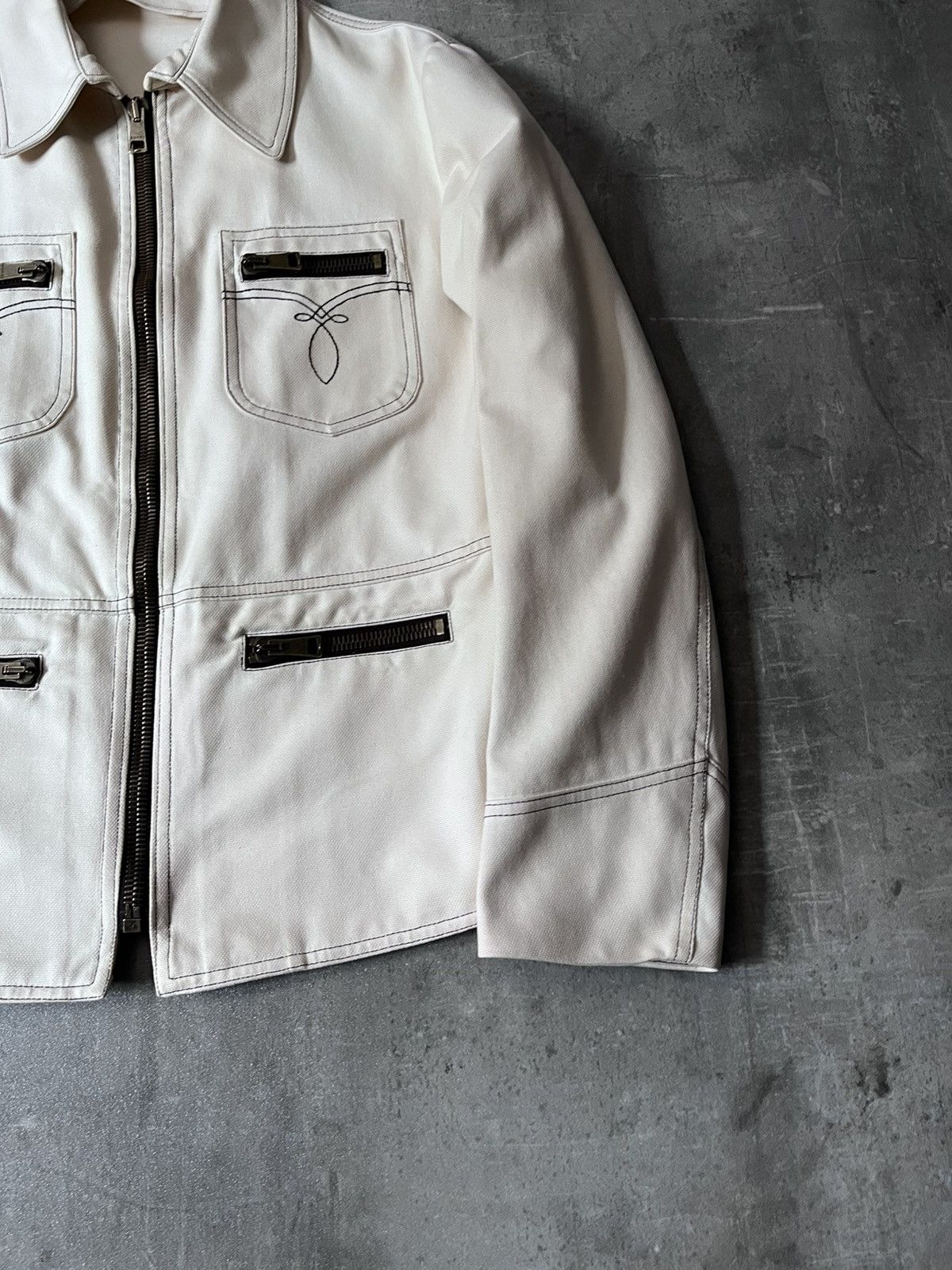 Gucci Gucci by Tom Ford western denim jacket cream Size US M / EU 48-50 / 2 - 3 Thumbnail