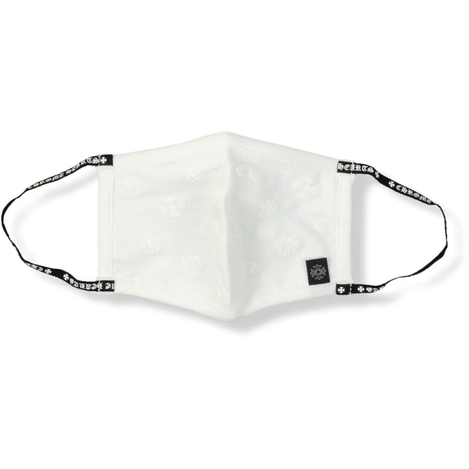 image of Chrome Hearts Motif Facemask White, Men's