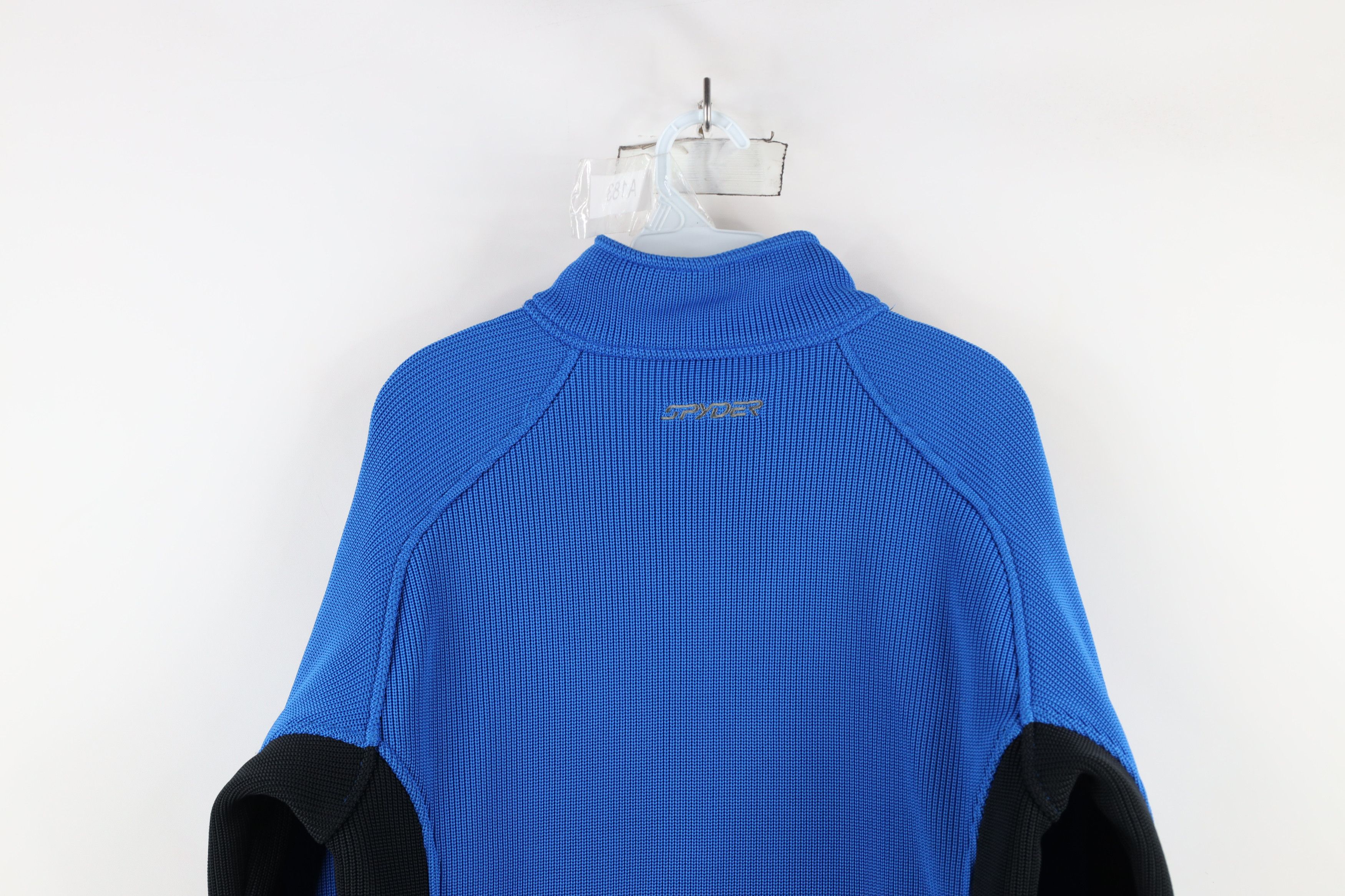 Spyder × Vintage Spyder Spell Out Heavyweight Ribbed Knit Ski Jacket Fleece Size US S / EU 44-46 / 1 - 15 Thumbnail